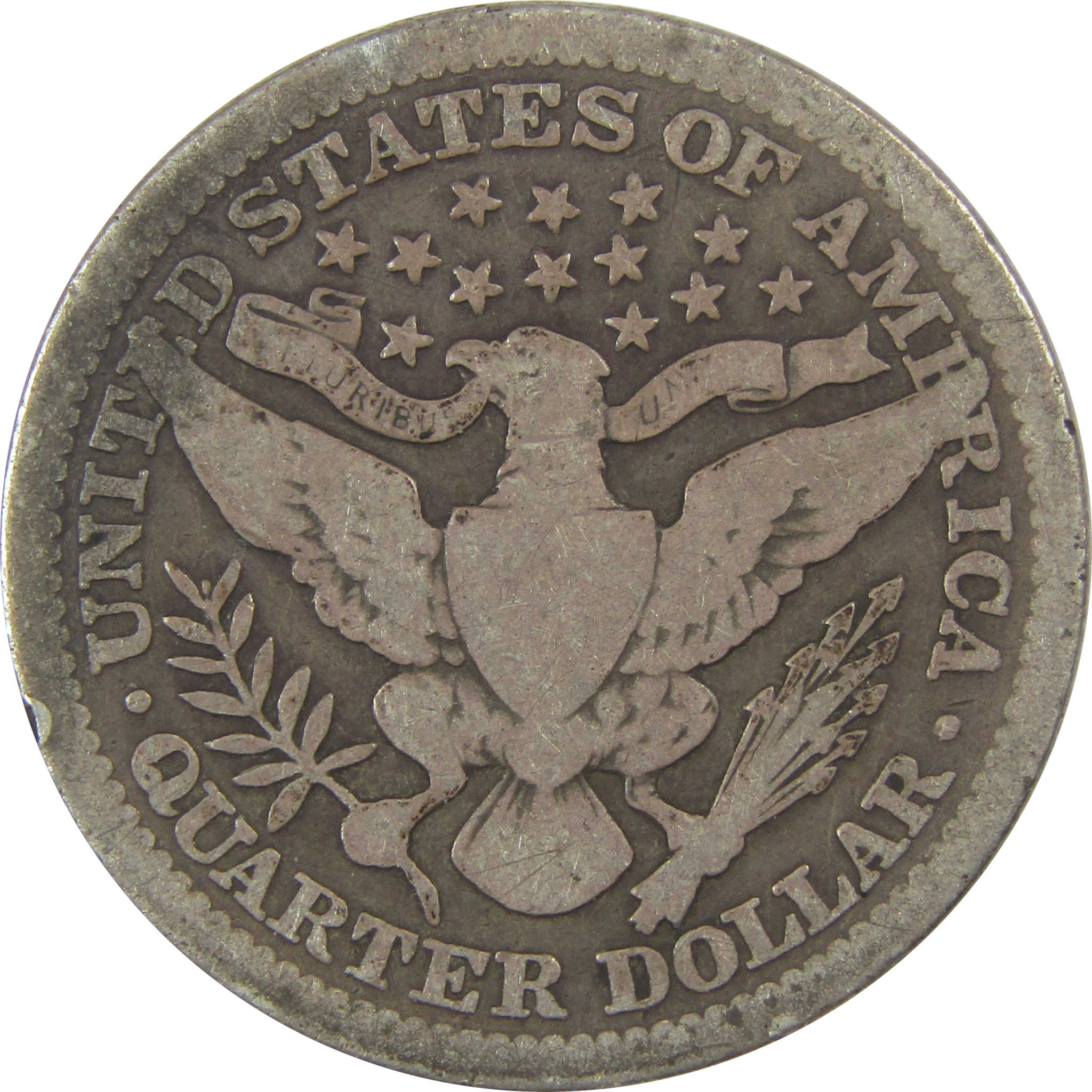 1905 Barber Quarter G Good Details Silver 25c Coin Toned SKU:I21802