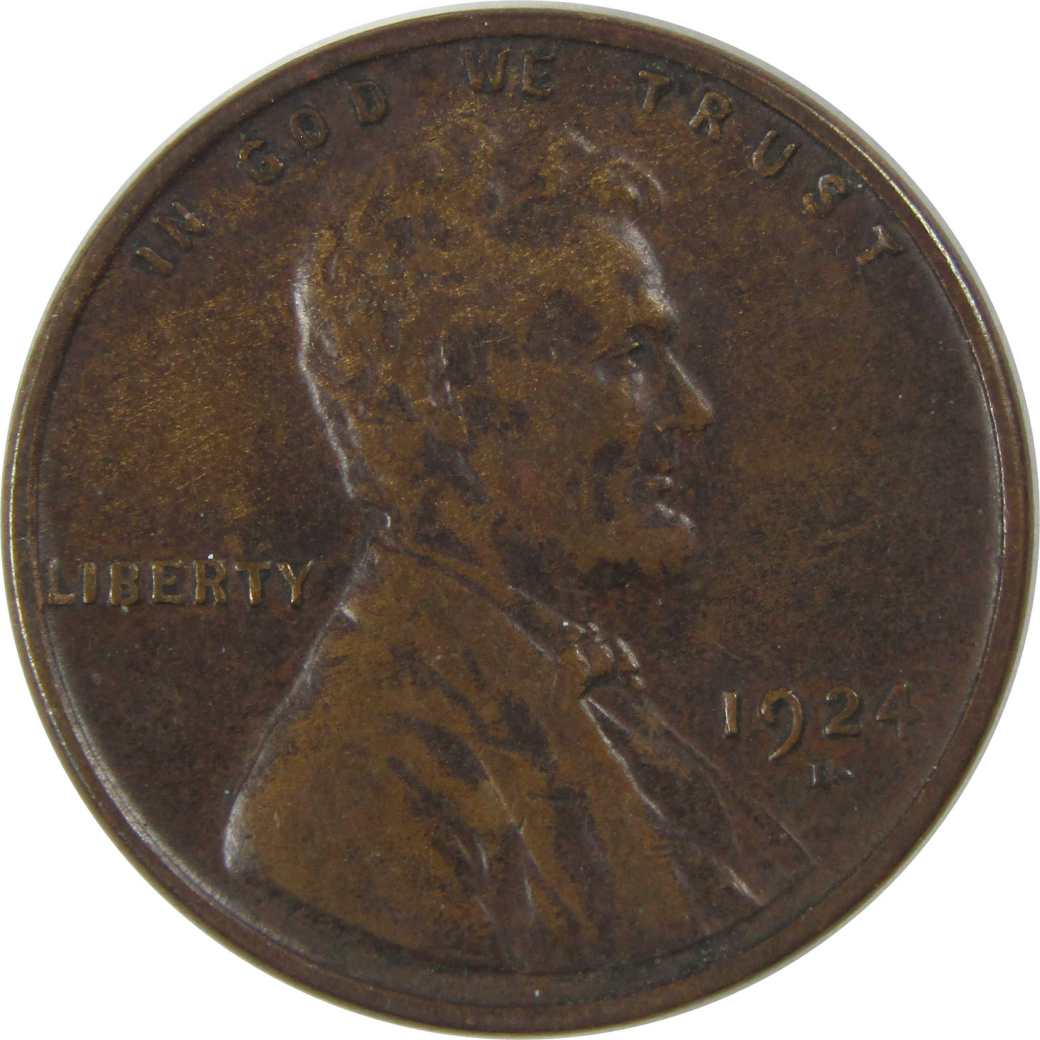 1924 D Lincoln Wheat Cent VF Very Fine Penny 1c Coin SKU:I23763