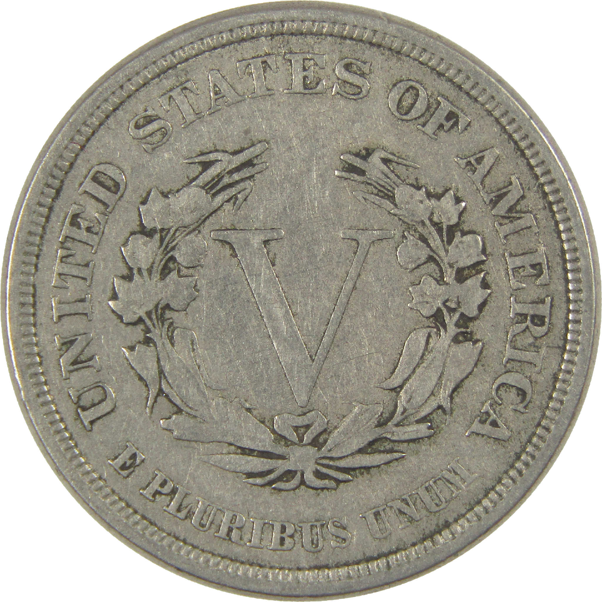 1883 No Cents Liberty Head V Nickel VF Very Fine 5c Coin