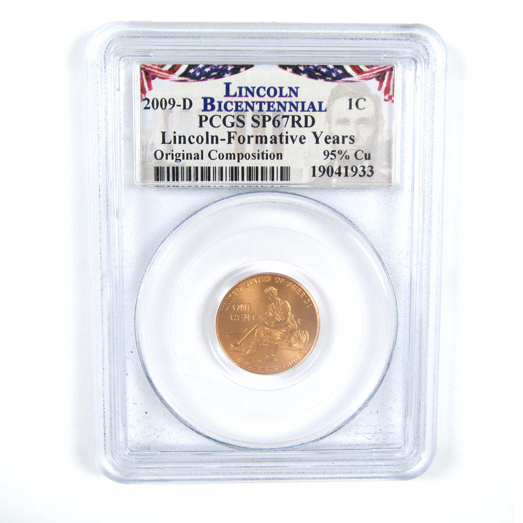 2009 D Formative Years Lincoln Cent SP 67 RD PCGS Satin SKU:CPC6772