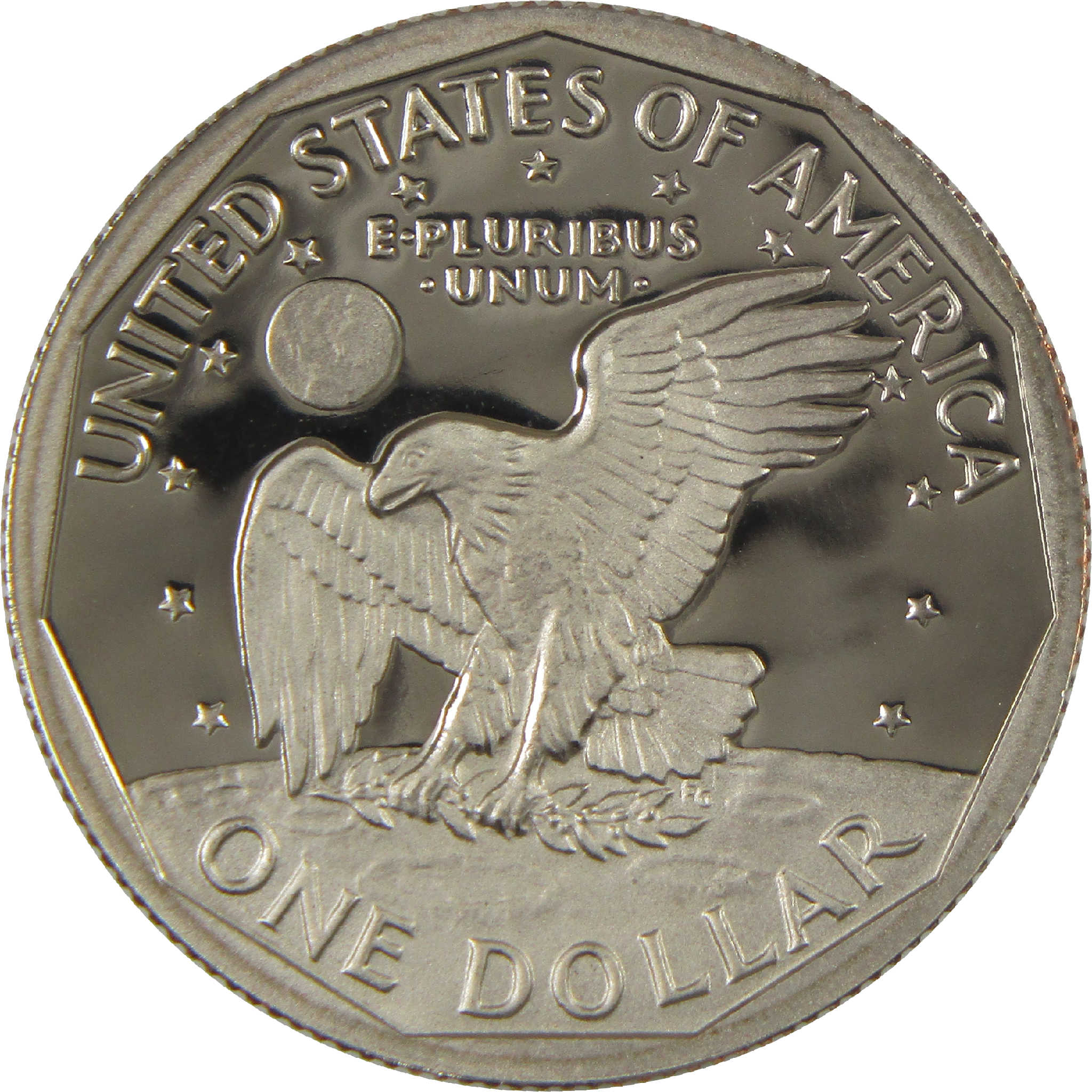 1979 S Type 1 Filled S Susan B Anthony Dollar Choice Proof Clad SBA