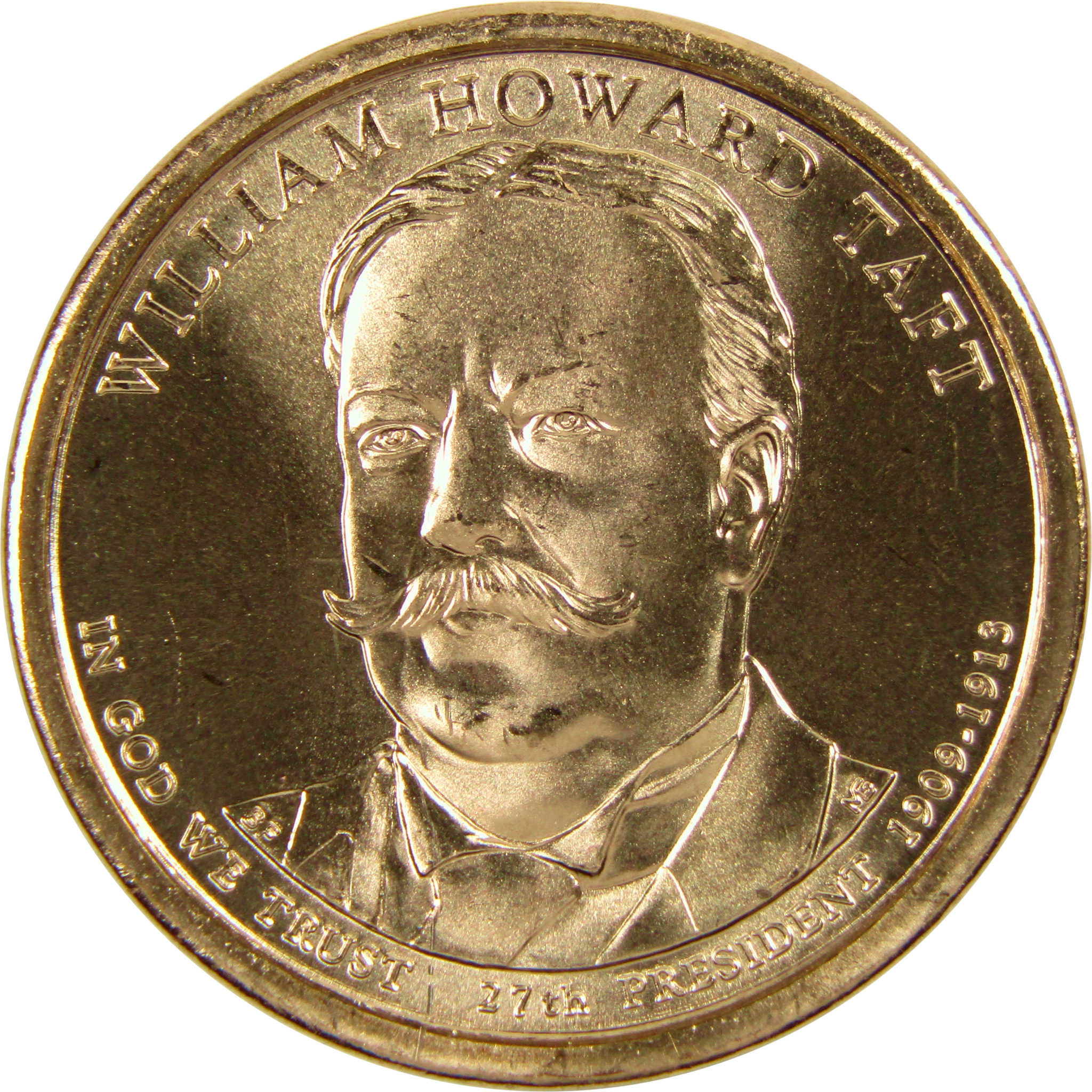 2013 P William H Taft Presidential Dollar BU Uncirculated $1 Coin