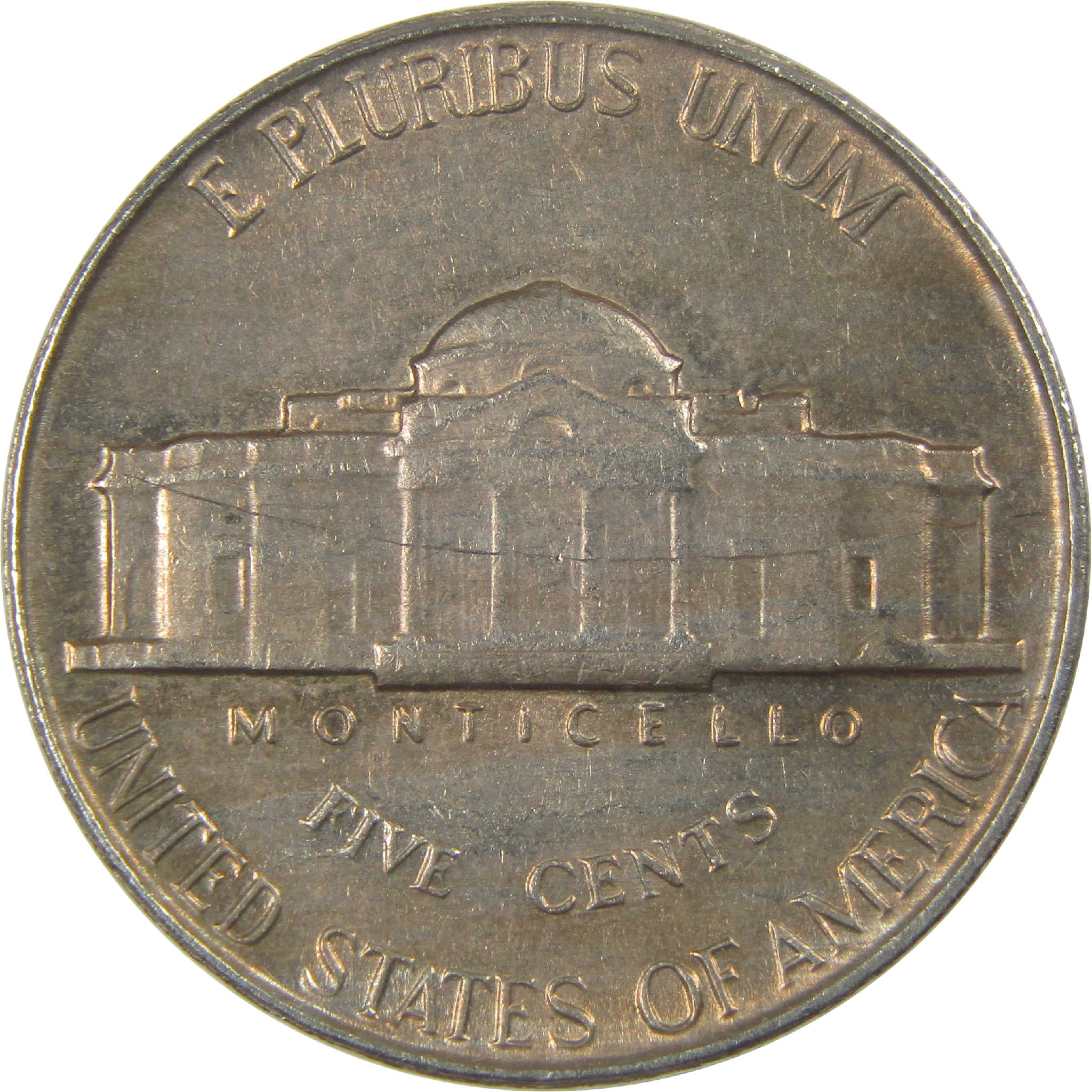 1957 Jefferson Nickel Circulated 5c Coin Collectible