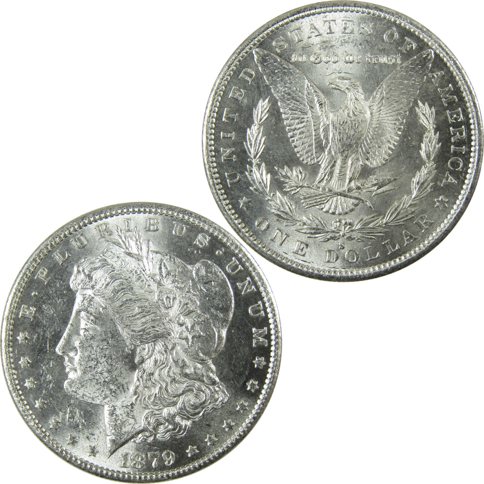 1879 S Rev 79 Morgan Silver Dollar Uncirculated Mint State SKU:I27769 - Morgan coin - Morgan silver dollar - Morgan silver dollar for sale - Profile Coins & Collectibles