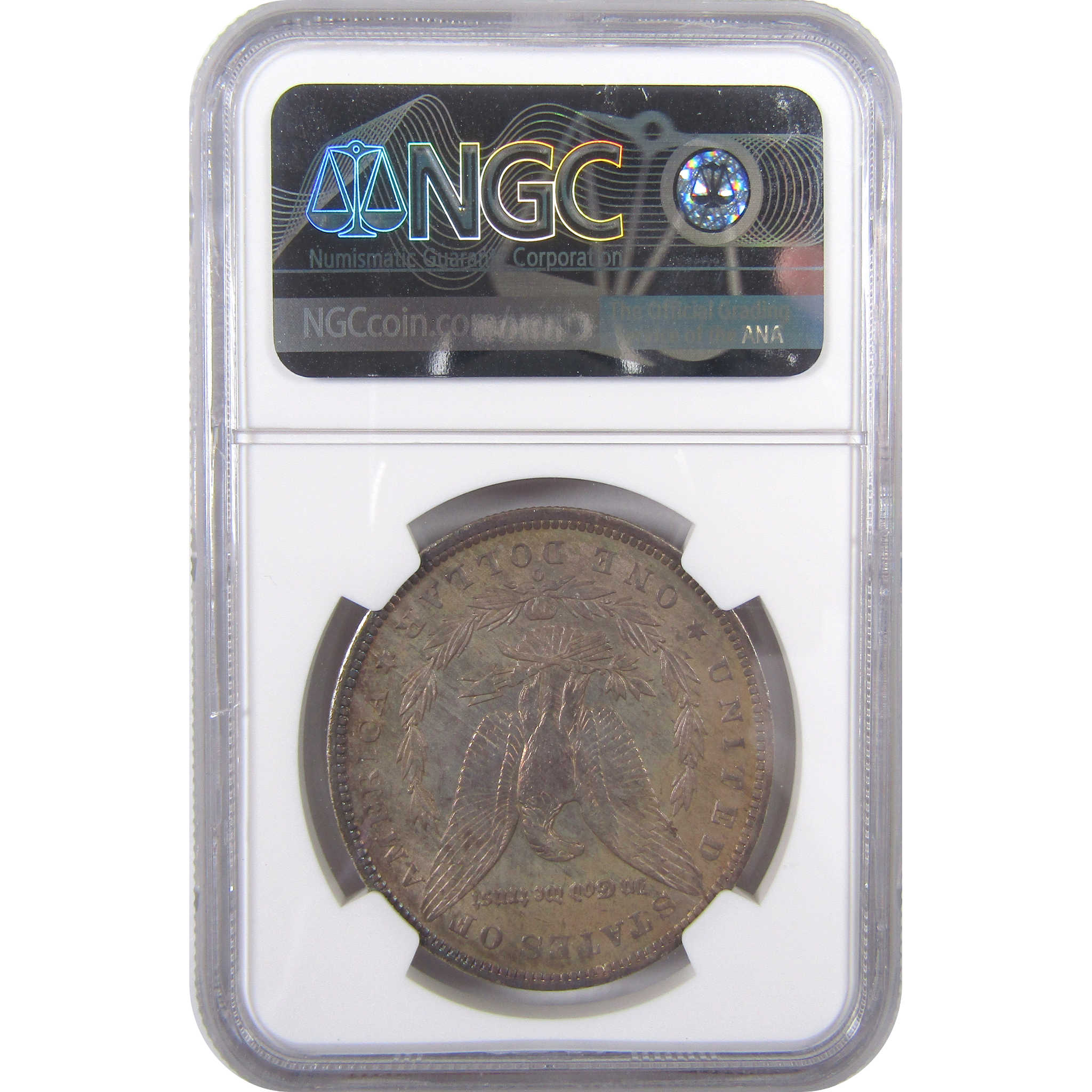 1892 O Morgan Dollar MS 63 NGC Silver Uncirculated Toned SKU:I17988