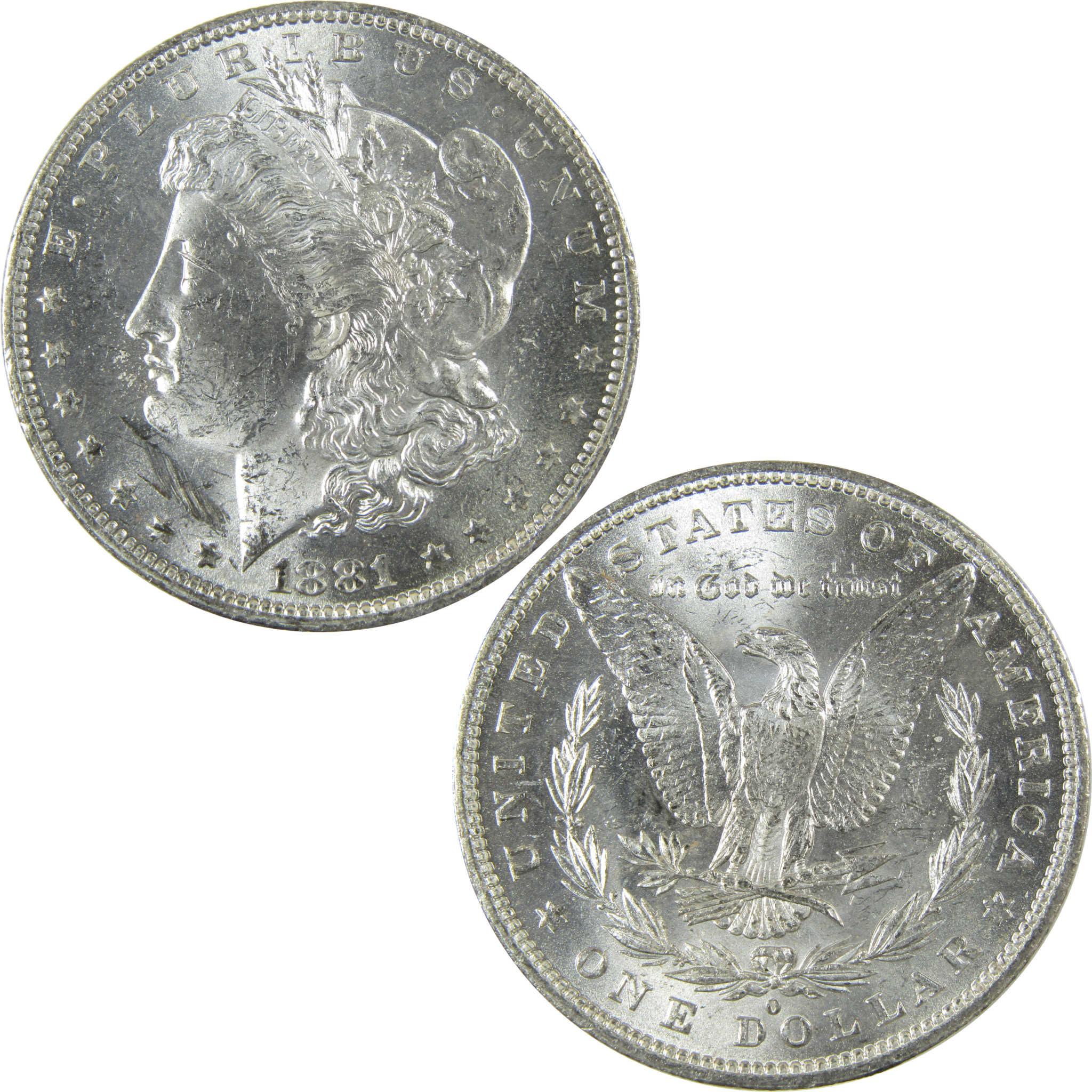 1881 O Morgan Silver Dollar Uncirculated Mint State $1 Coin SKU:I27707 - Morgan coin - Morgan silver dollar - Morgan silver dollar for sale - Profile Coins & Collectibles