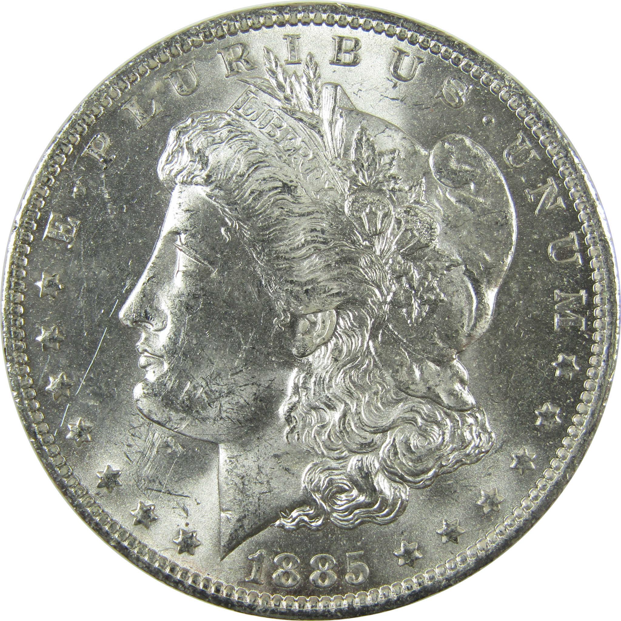 1885 O Morgan Silver Dollar Uncirculated Mint State $1 Coin SKU:I27067 - Morgan coin - Morgan silver dollar - Morgan silver dollar for sale - Profile Coins & Collectibles