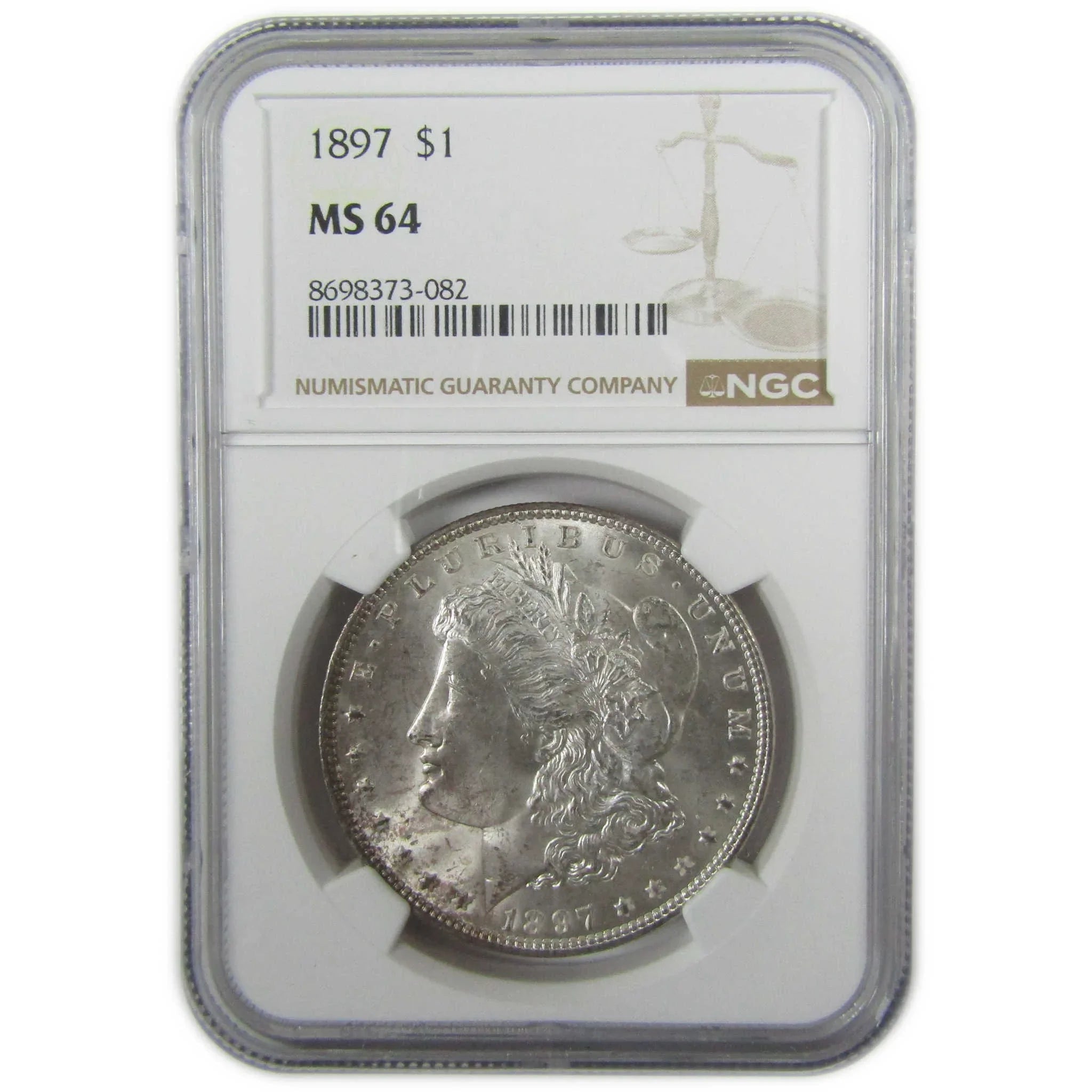 1897 Morgan Silver Dollar MS 64 NGC Uncirculated $1 Coin SKU:I27895 - Morgan coin - Morgan silver dollar - Morgan silver dollar for sale - Profile Coins & Collectibles