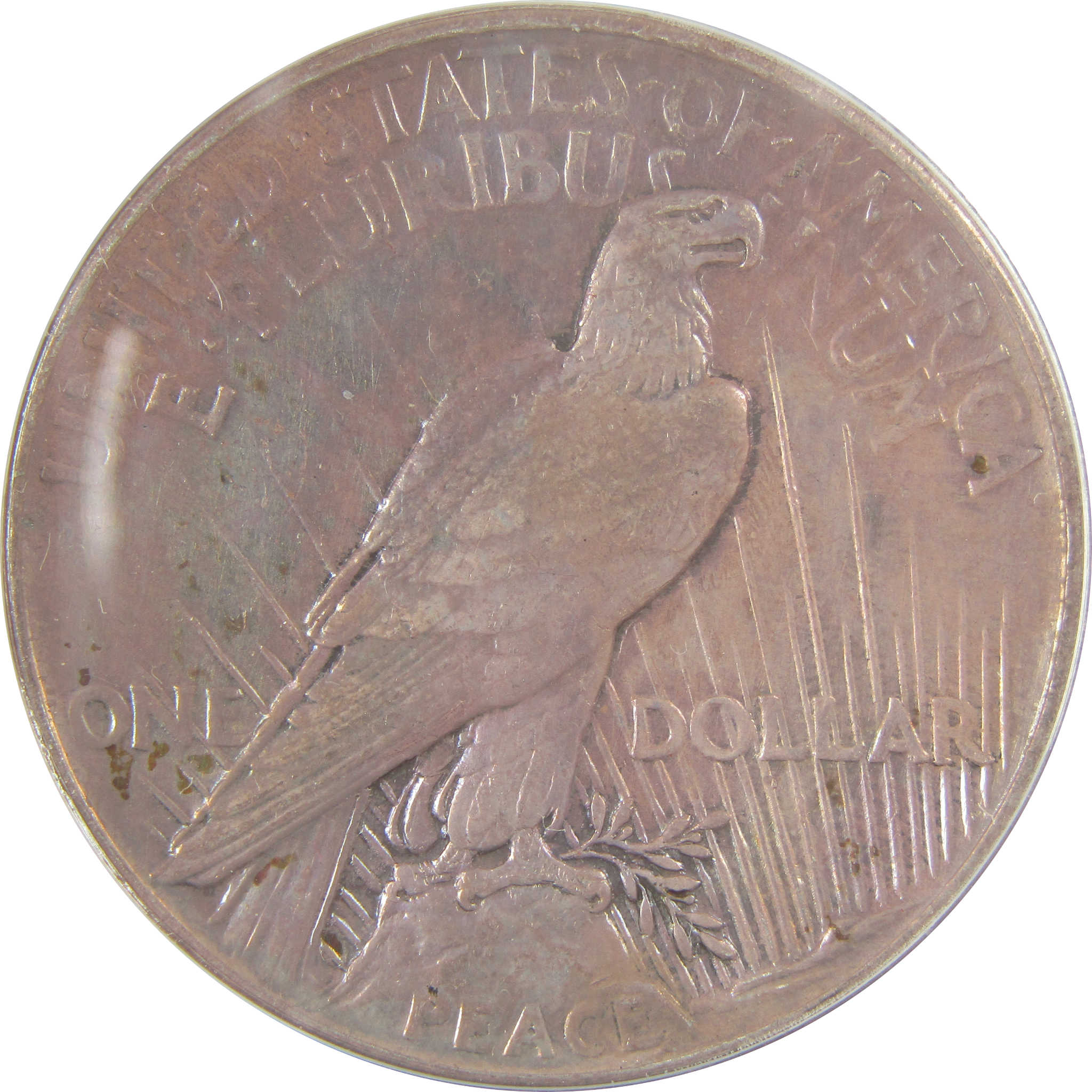 1921 High Relief Peace Dollar AU 50 Details ANACS Silver SKU:I21400