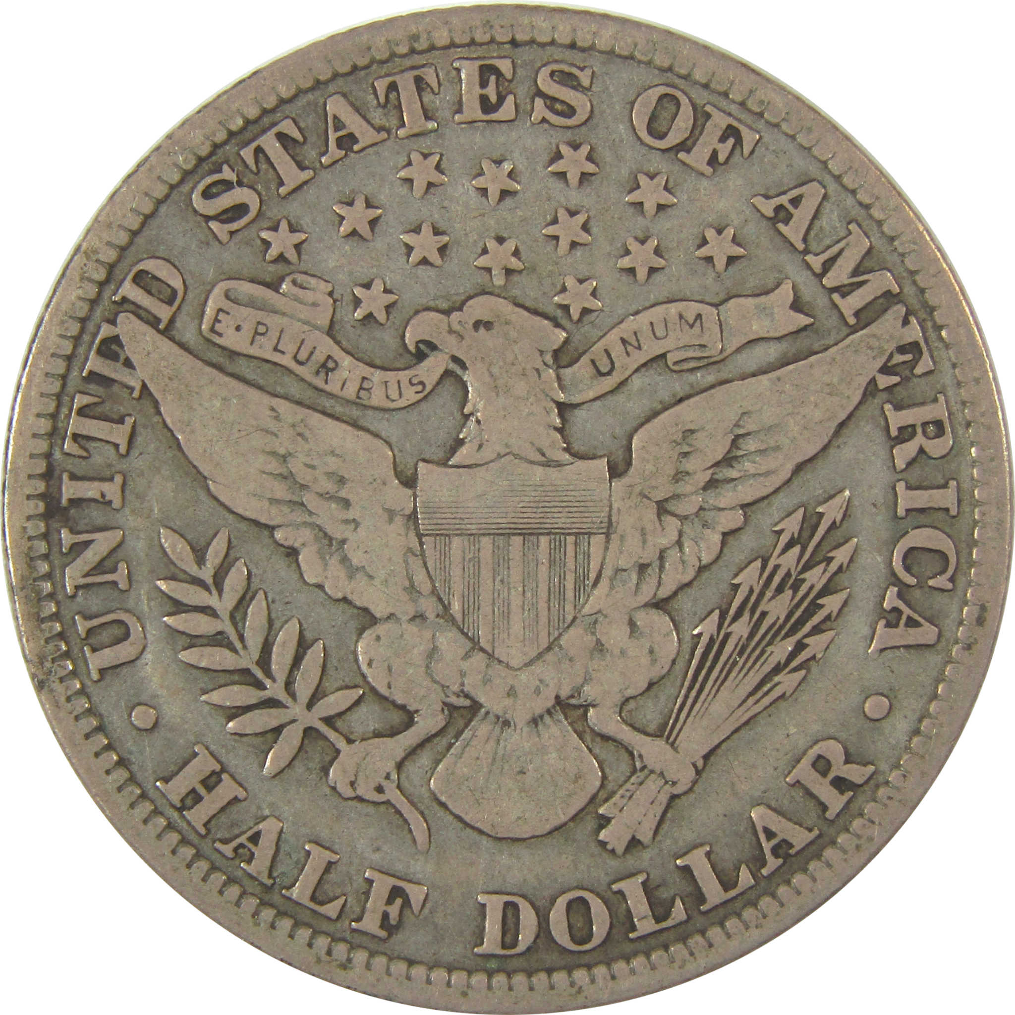 1909 Barber Half Dollar VF Very Fine Silver 50c Coin SKU:I19618