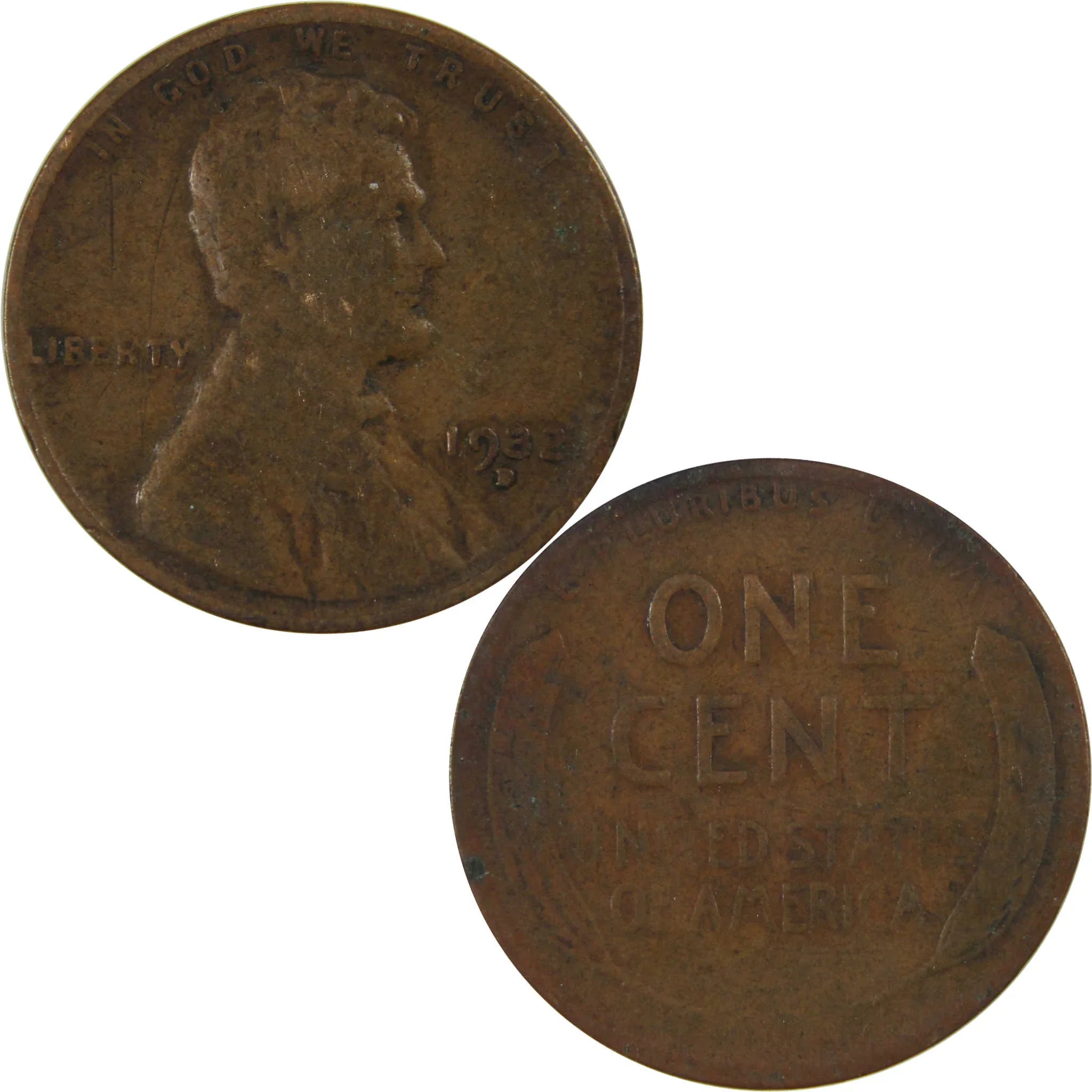 1932 D Lincoln Wheat Cent VG Very Good Penny 1c Coin SKU:I27129