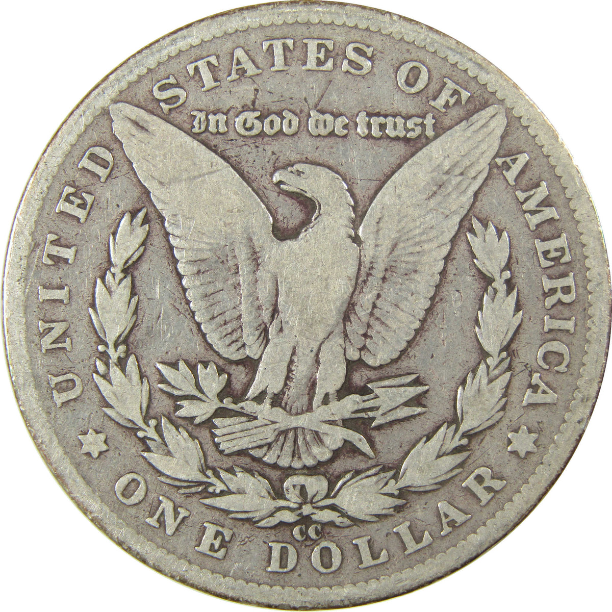 1892 CC Morgan Silver Dollar VG Very Good Details $1 Coin SKU:CP1583 - Morgan coin - Morgan silver dollar - Morgan silver dollar for sale - Profile Coins & Collectibles