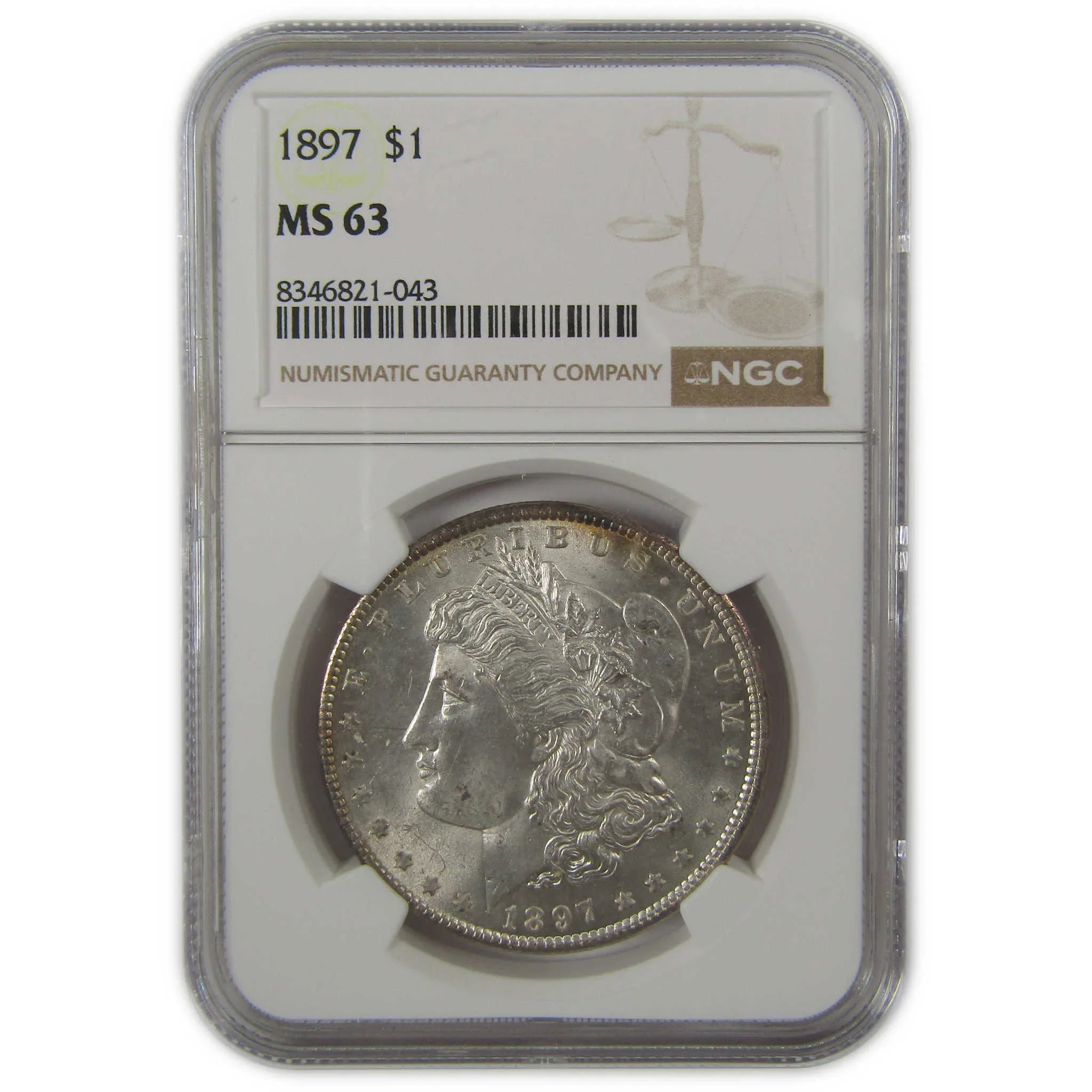 1897 Morgan Dollar MS 63 NGC Silver Uncirculated $1 Coin SKU:I20092 - Morgan coin - Morgan silver dollar - Morgan silver dollar for sale - Profile Coins & Collectibles