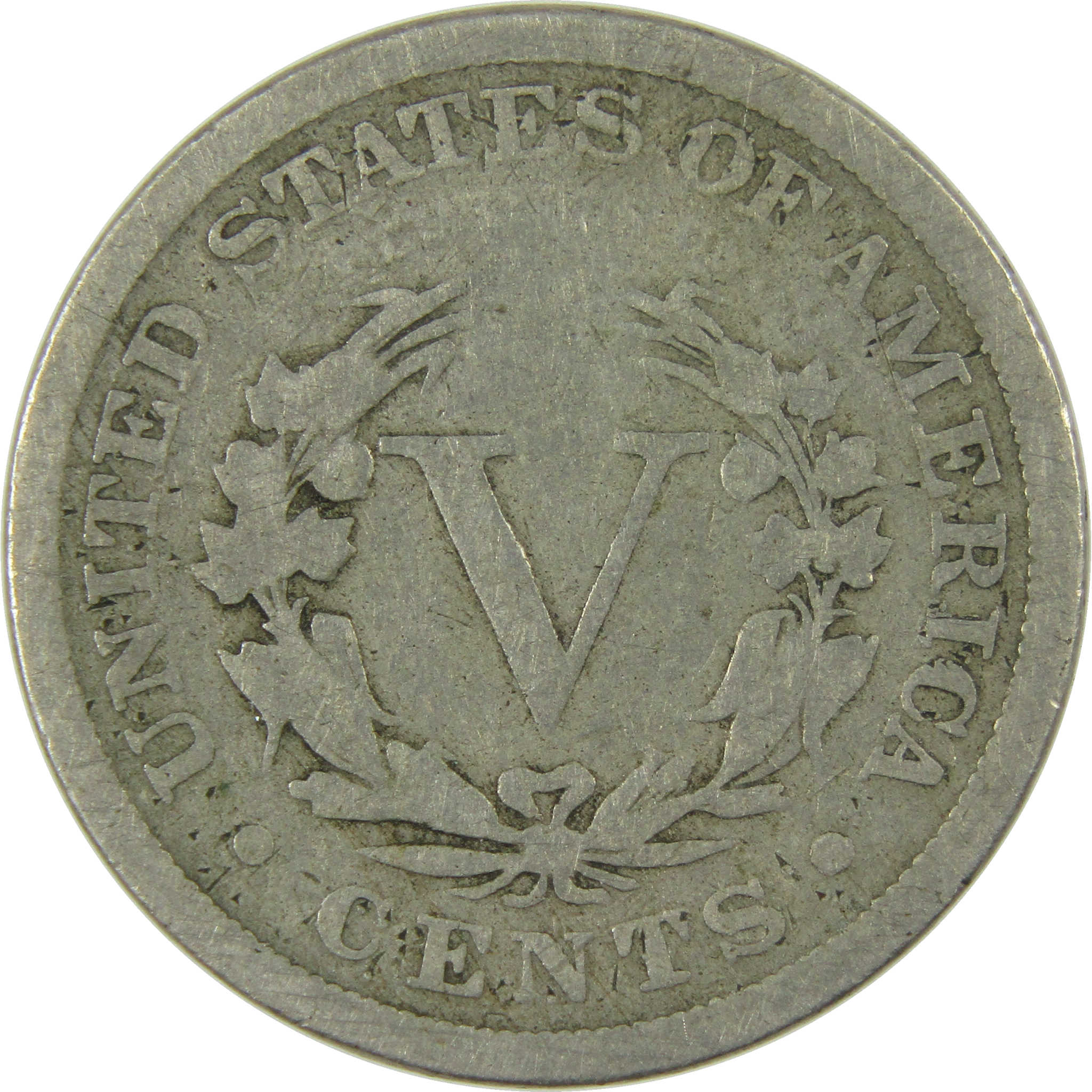 1896 Liberty Head V Nickel G Good 5c Coin Collectible SKU:I27509