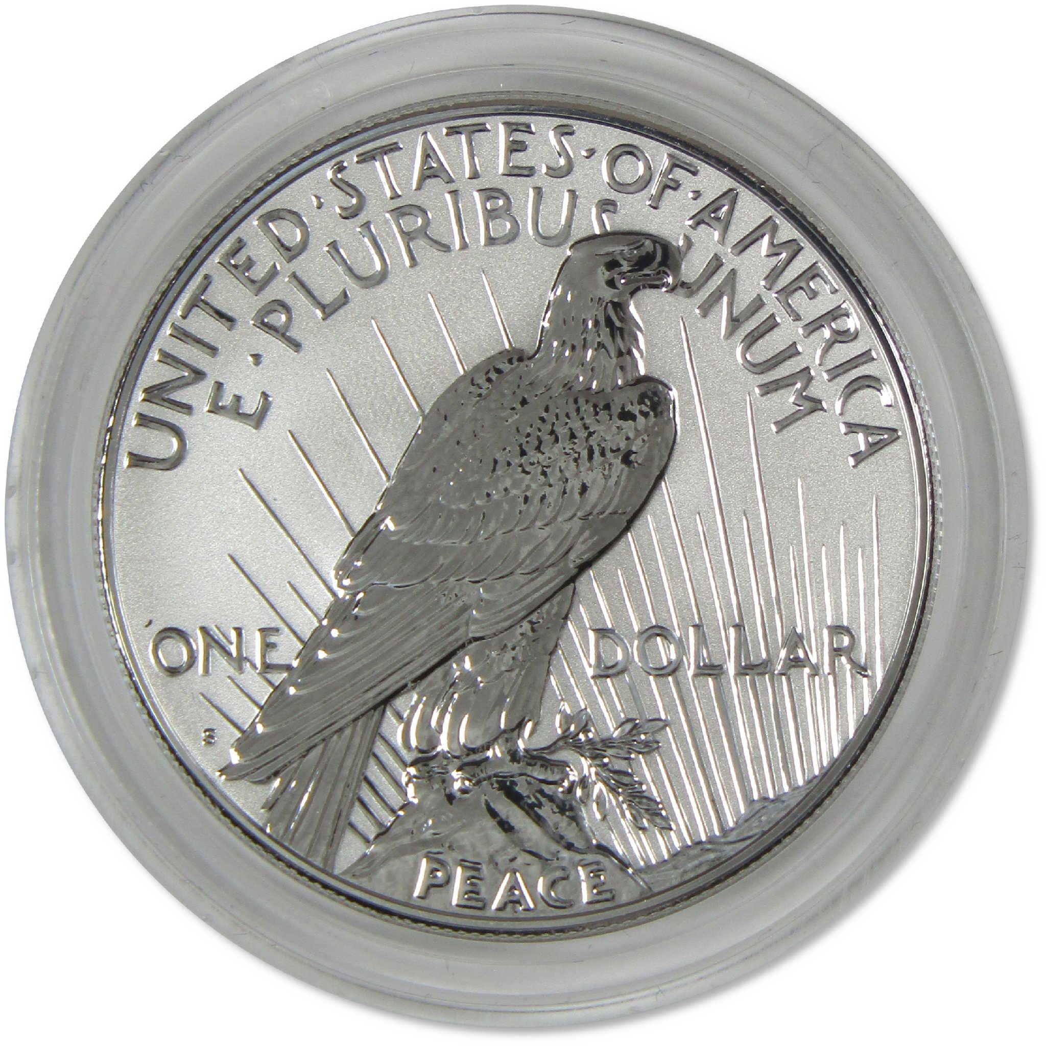 2023 Morgan and Peace Dollar Reverse Proof Two-Coin Set OGP COA