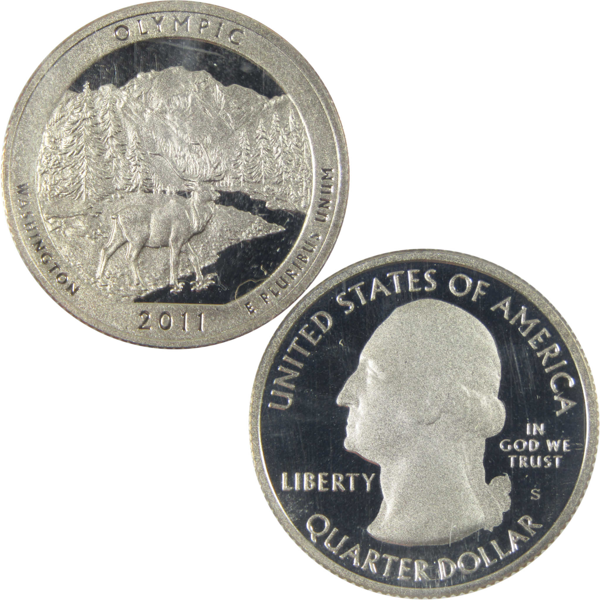 2011 Olympic America the Beautiful Quarters 3-Coin Set SKU:CPC9003