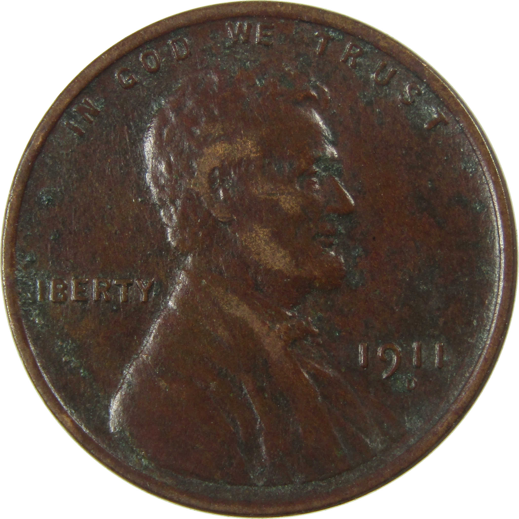 1911 D Lincoln Wheat Cent VF Very Fine Details Penny SKU:I26857