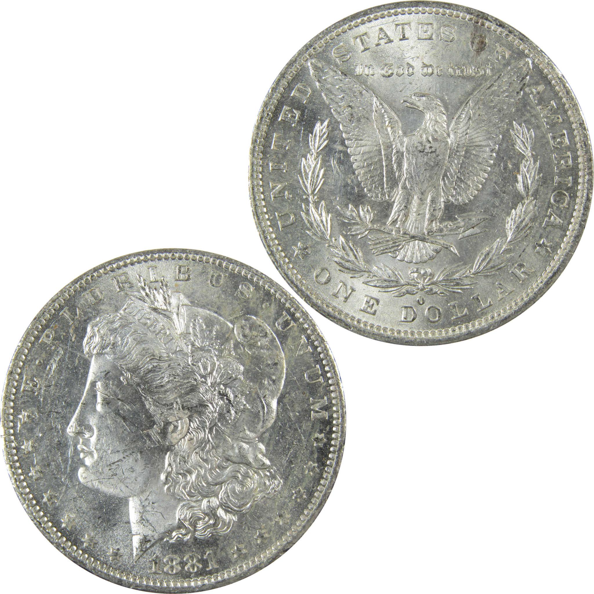 1881 O Morgan Silver Dollar Uncirculated Mint State $1 Coin SKU:I27715 - Morgan coin - Morgan silver dollar - Morgan silver dollar for sale - Profile Coins & Collectibles