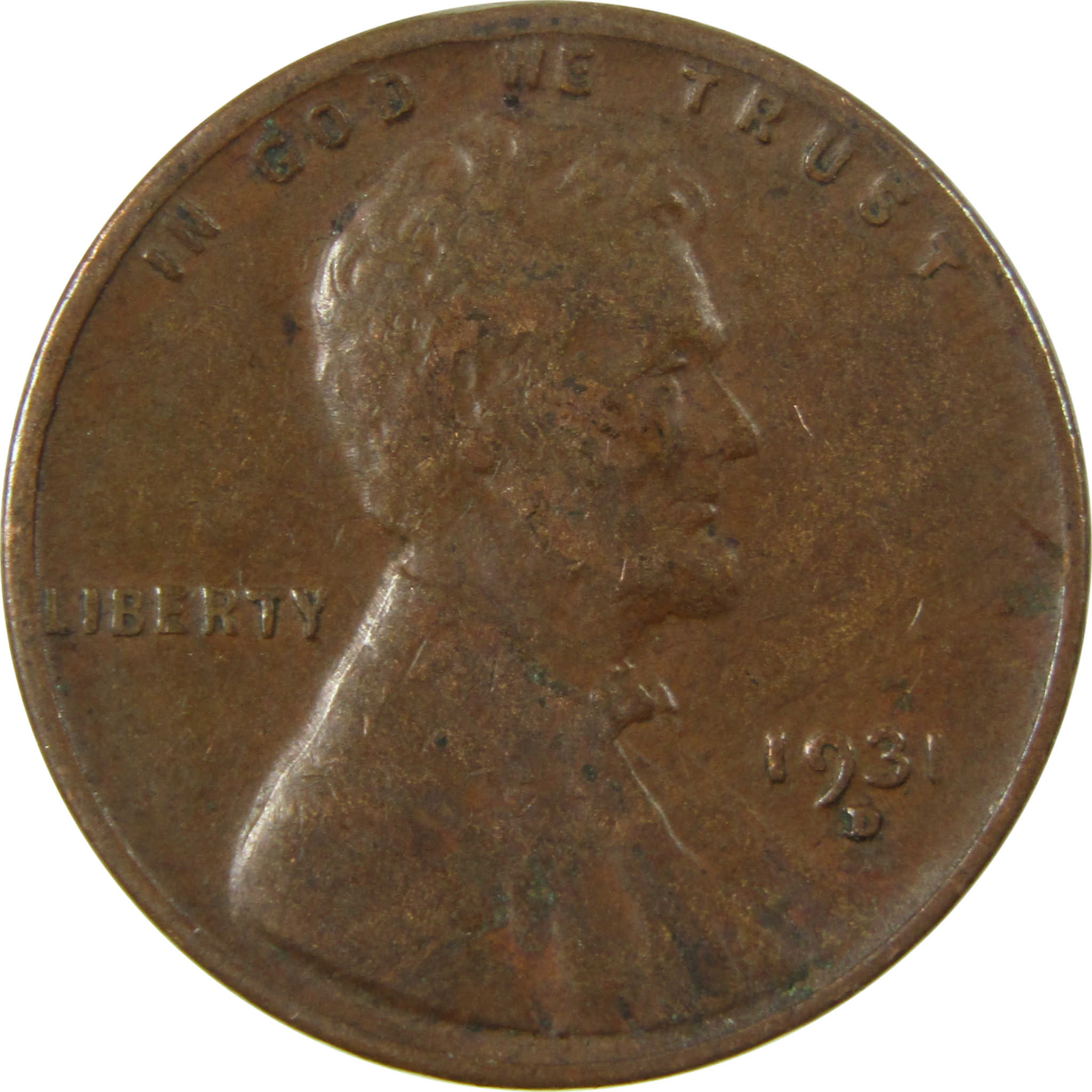 1931 D Lincoln Wheat Cent VF Very Fine Penny SKU:I26705