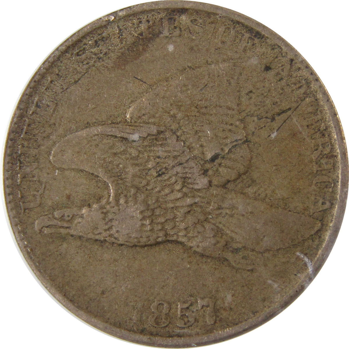 1857 Flying Eagle Cent VF 25 ICG Penny 1c Coin Collectible SKU:I29104