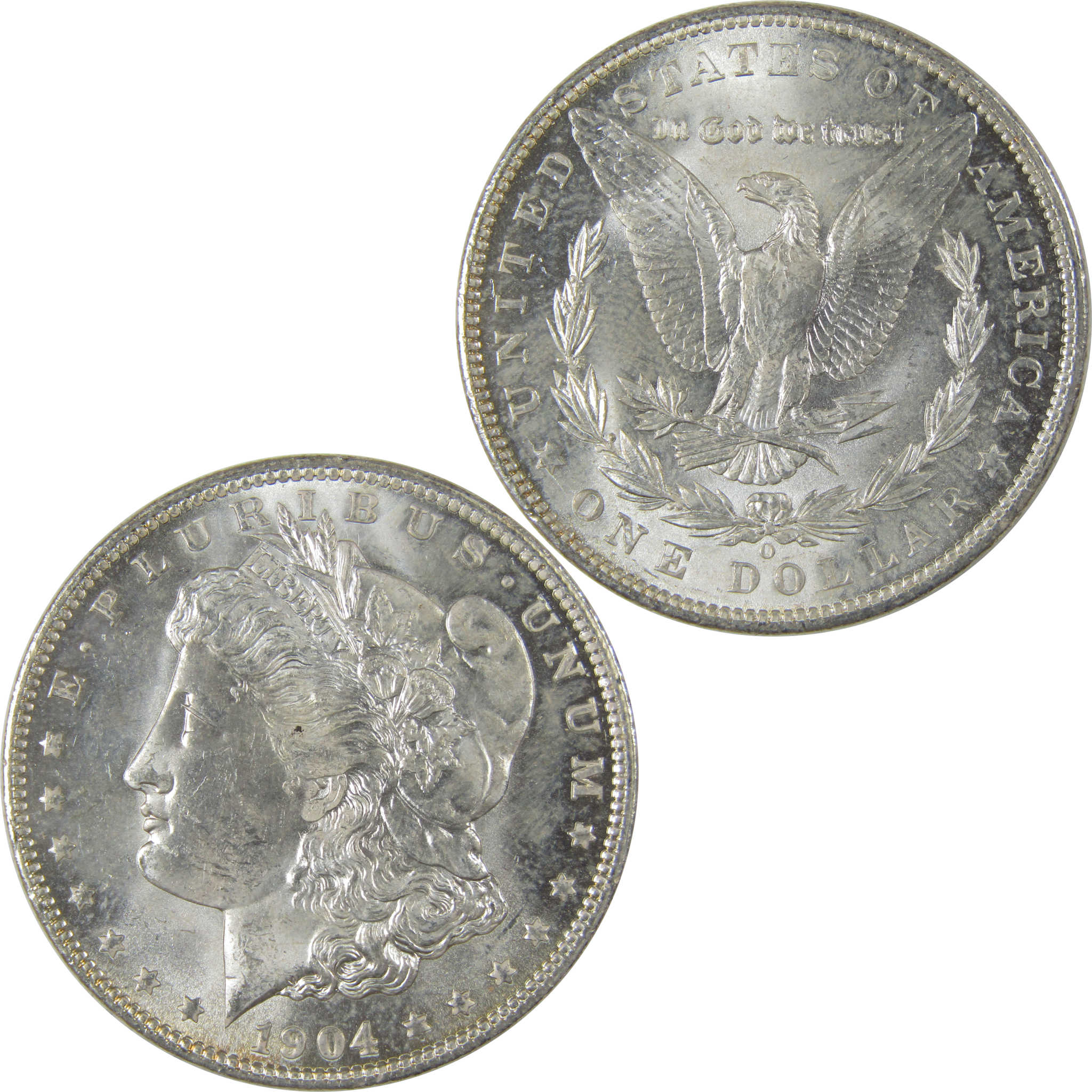 1904 O Morgan Dollar Uncirculated Silver $1 Coin SKU:I22732 - Morgan coin - Morgan silver dollar - Morgan silver dollar for sale - Profile Coins & Collectibles