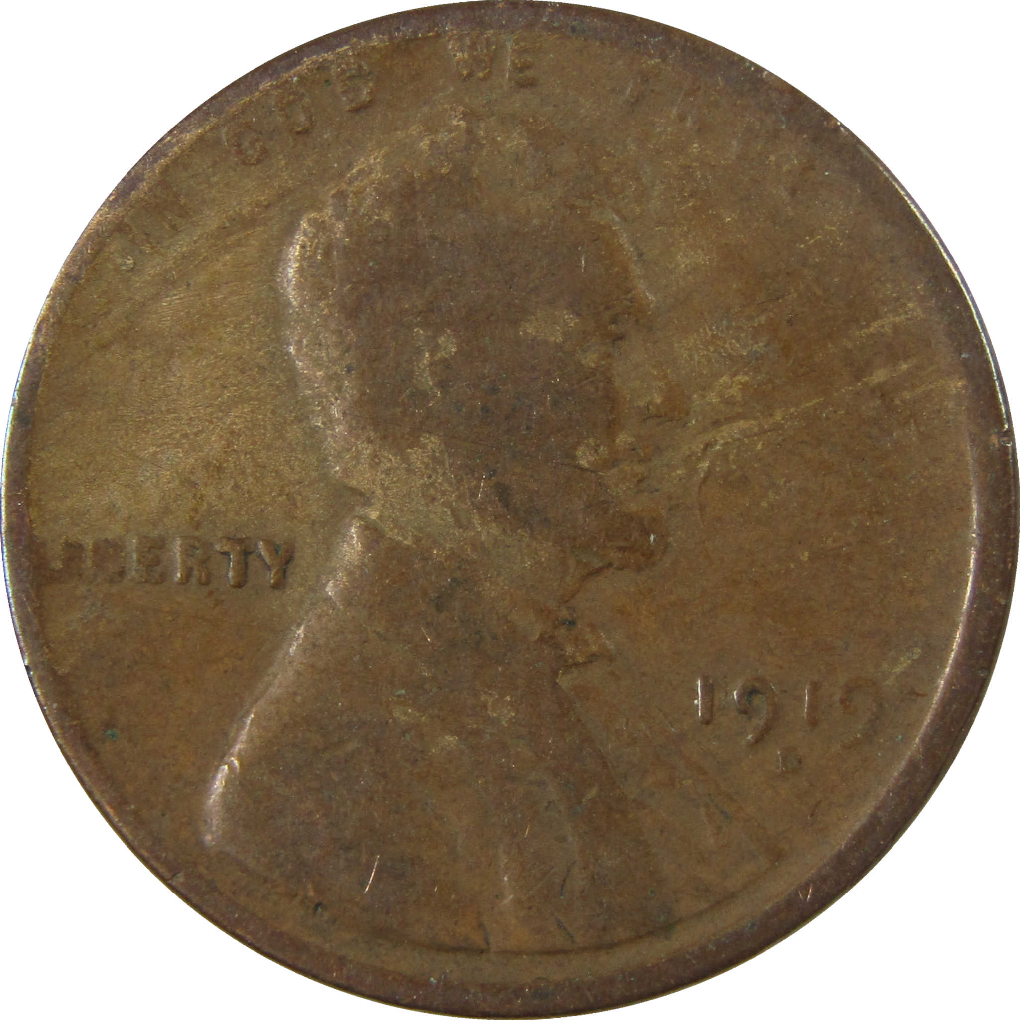 1919 D Lincoln Wheat Cent G Good Penny 1c Coin Collectible SKU:I27173