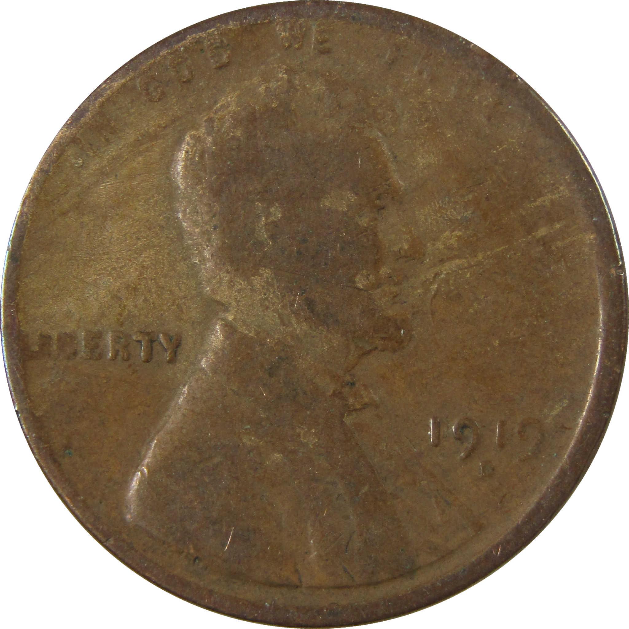 1919 D Lincoln Wheat Cent G Good Penny 1c Coin Collectible SKU:I27173