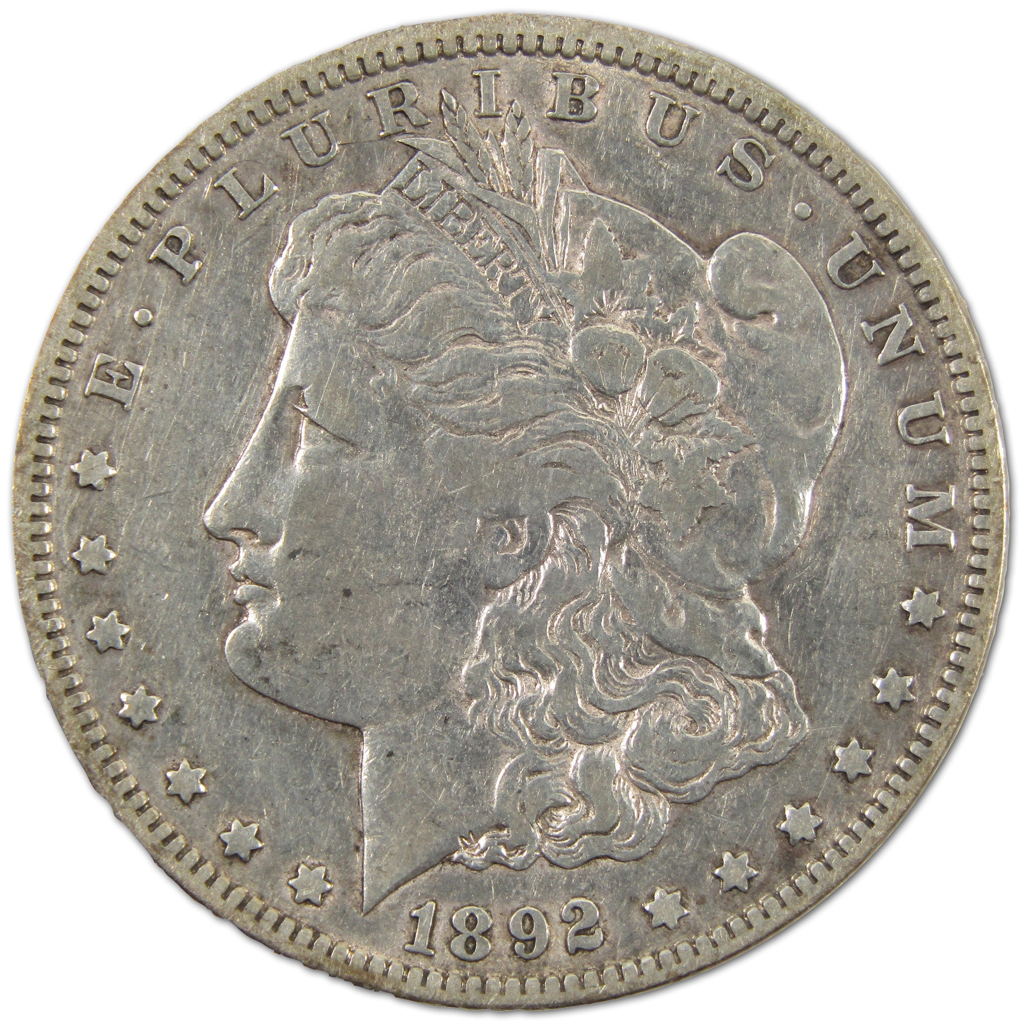 1892 CC Morgan Dollar XF EF Extremely Fine Details Silver SKU:I10763 - Morgan coin - Morgan silver dollar - Morgan silver dollar for sale - Profile Coins & Collectibles