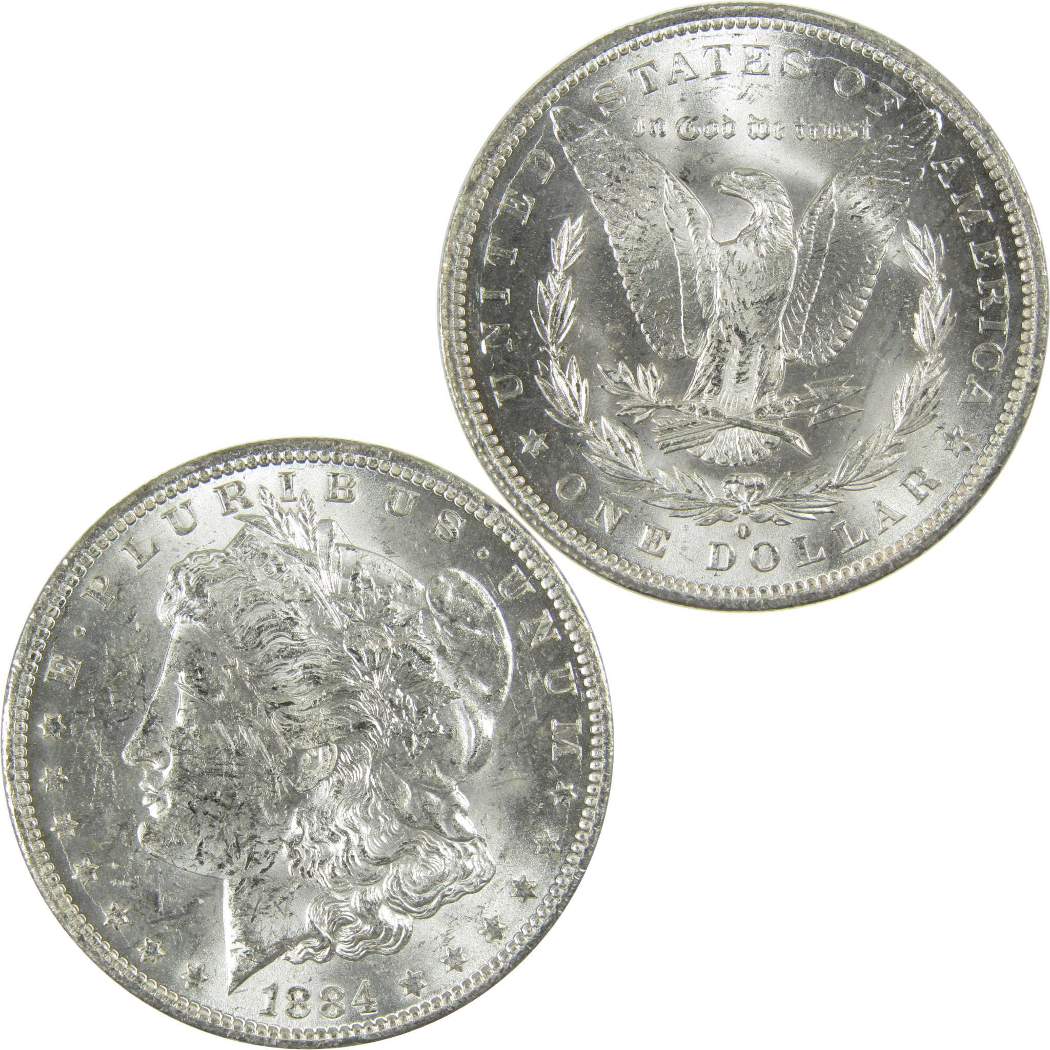 1884 O Morgan Silver Dollar Uncirculated Mint State $1 Coin SKU:I27482 - Morgan coin - Morgan silver dollar - Morgan silver dollar for sale - Profile Coins & Collectibles