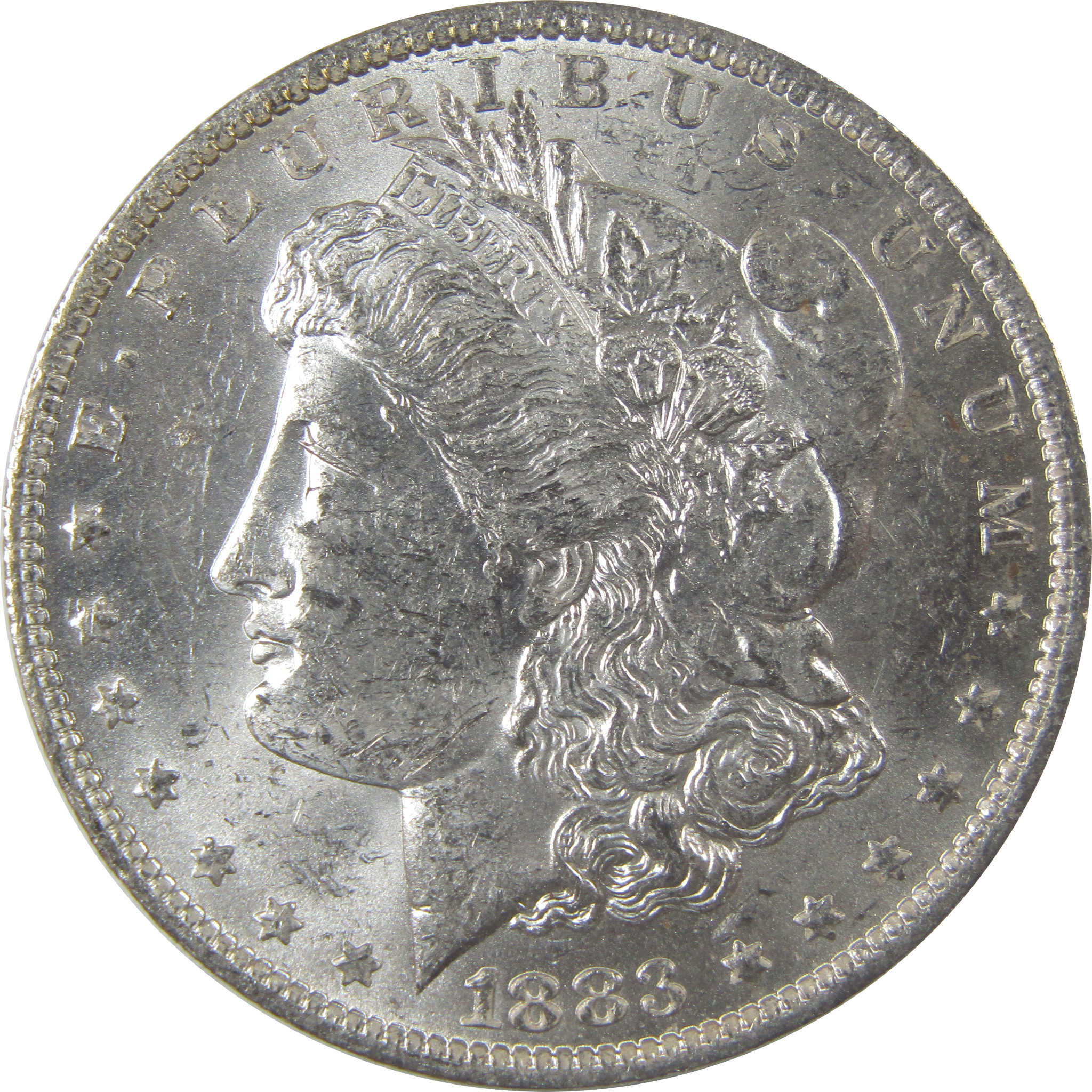 1883 O Morgan Silver Dollar Uncirculated Mint State $1 Coin SKU:I24870 - Morgan coin - Morgan silver dollar - Morgan silver dollar for sale - Profile Coins & Collectibles