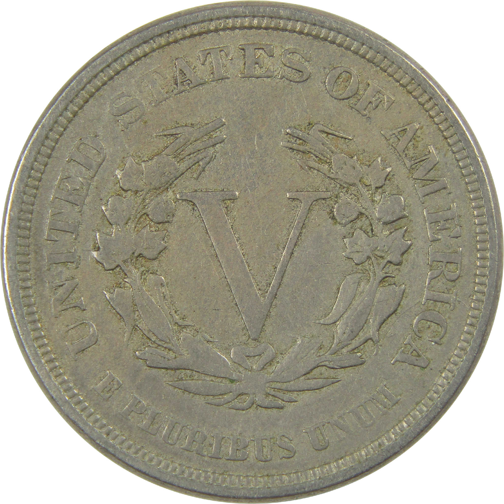 1883 No Cents Liberty Head V Nickel Circulated 5c Coin Collectible