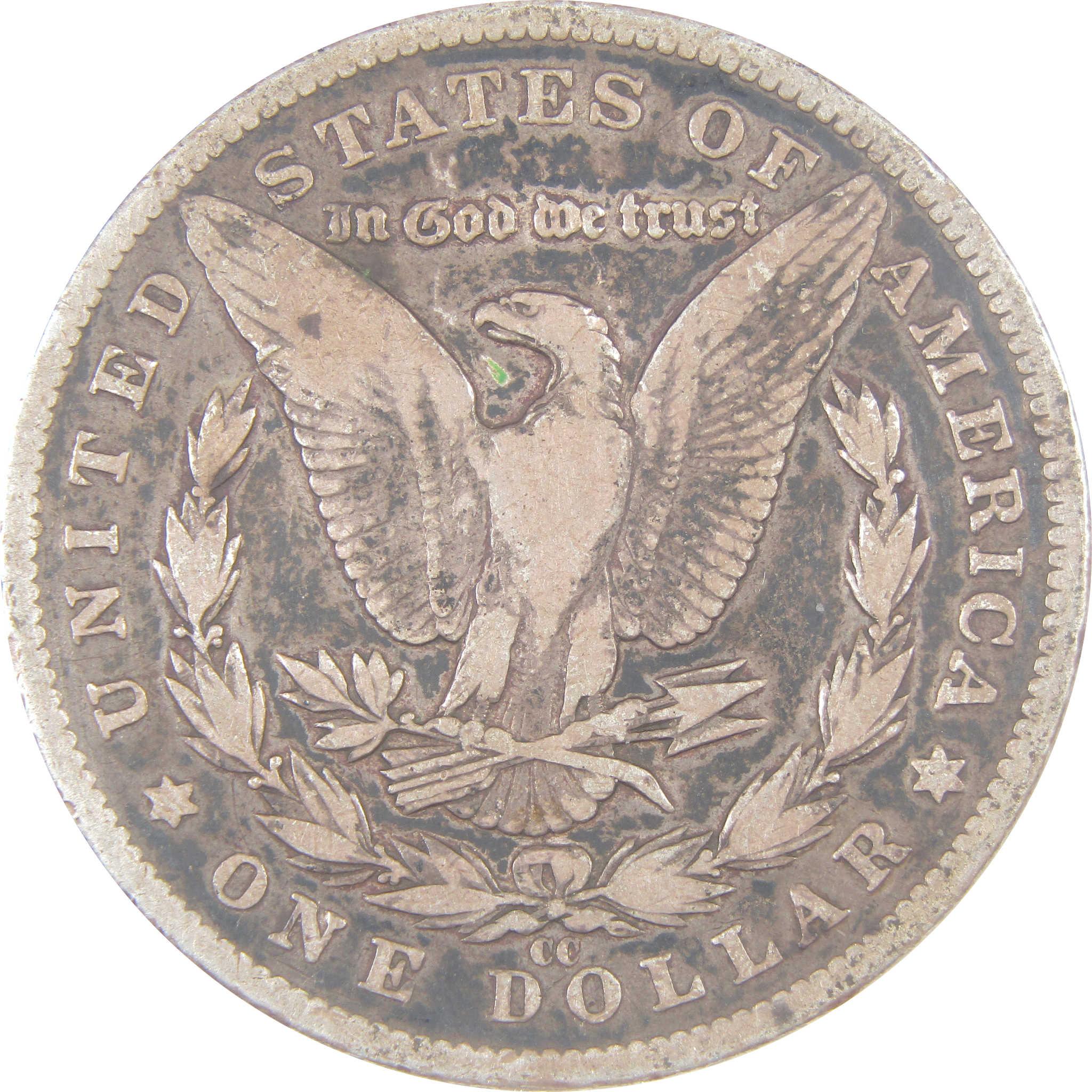 1890 CC Morgan Dollar F Fine Silver $1 Coin SKU:I16979 - Morgan coin - Morgan silver dollar - Morgan silver dollar for sale - Profile Coins & Collectibles