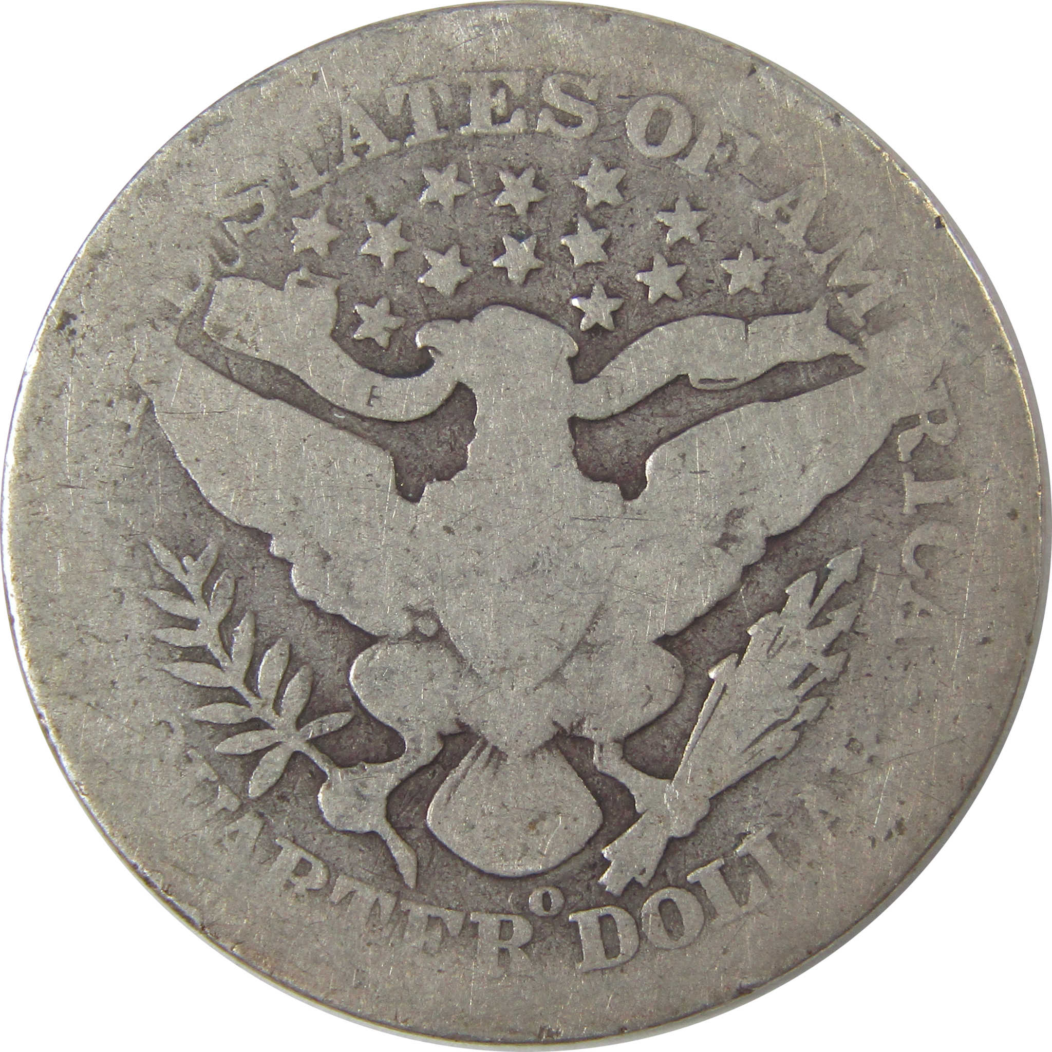 1905 O Barber Quarter AG About Good Silver 25c Coin SKU:I18033