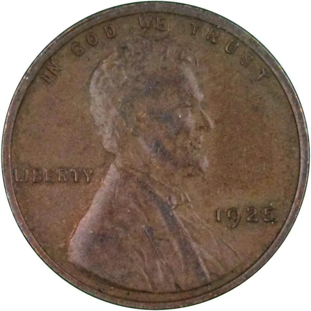 1925 Lincoln Wheat Cent XF EF Extremely Fine Penny 1c Coin Collectible
