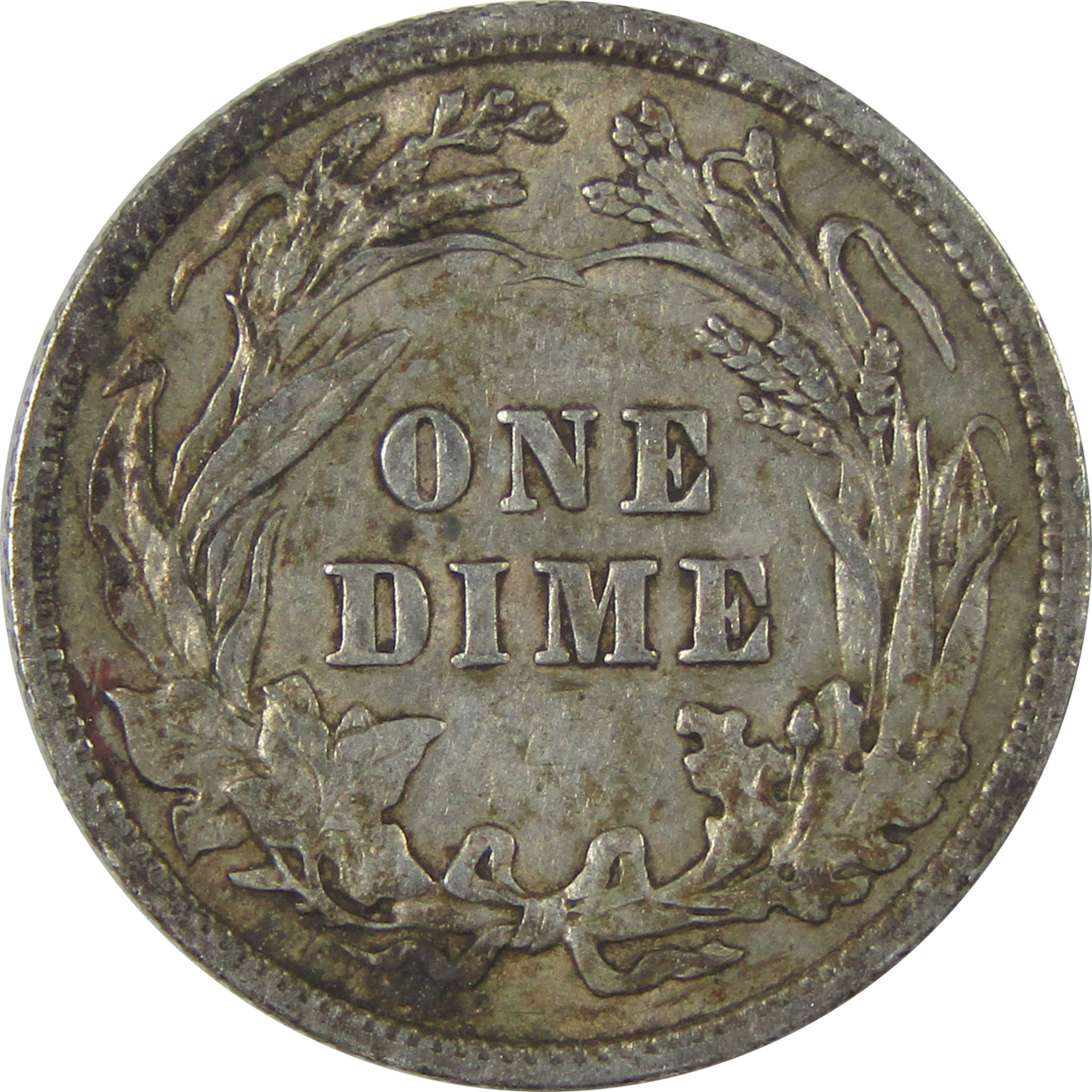 1909 Barber Dime XF EF Extremely Fine Silver 10c Coin SKU:I21104