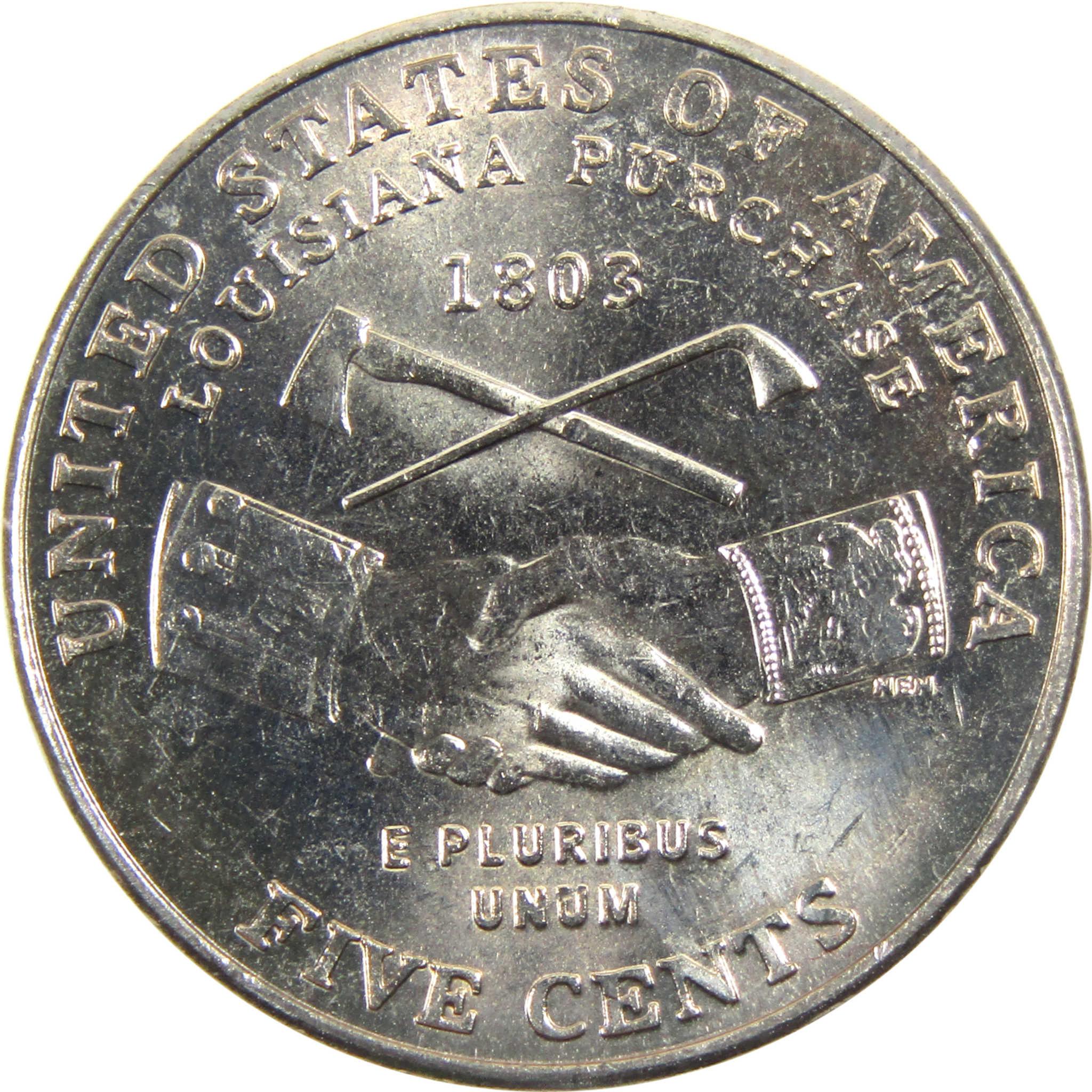 2004 D Peace Medal Jefferson Nickel BU Uncirculated 5c Coin