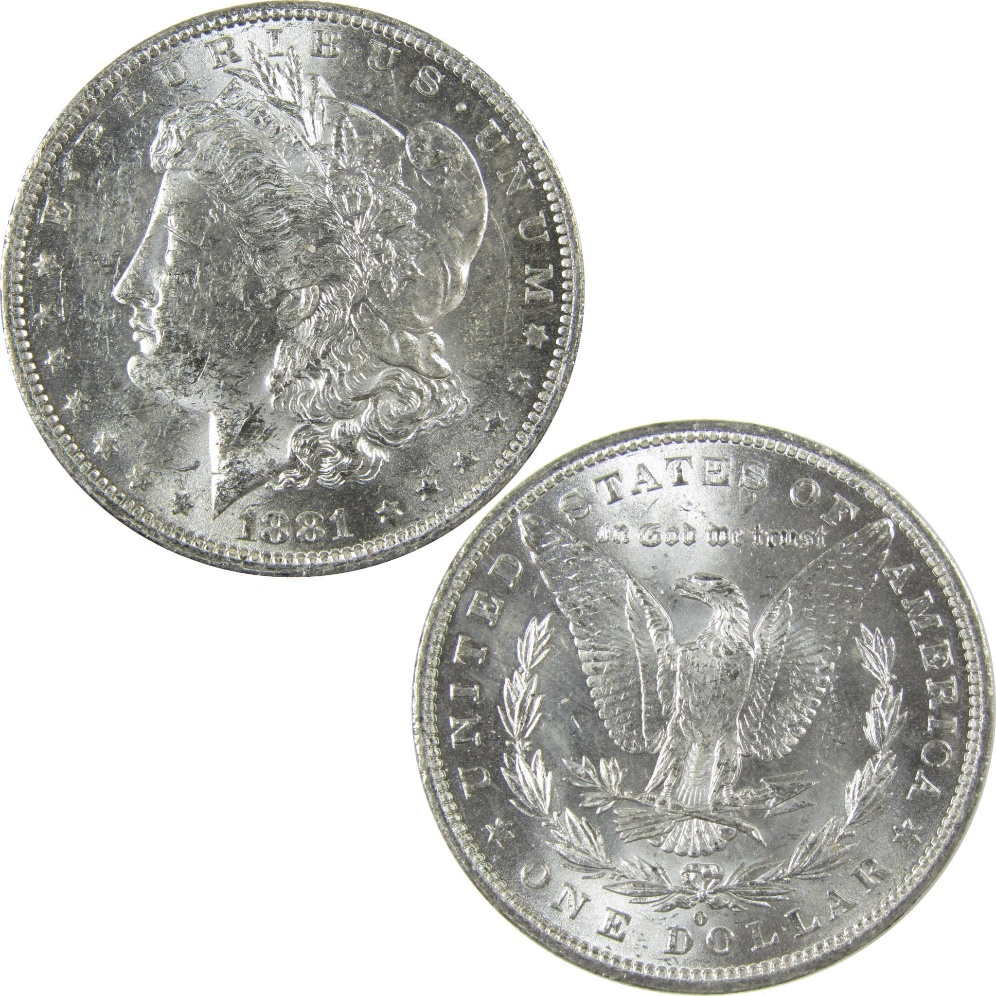 1881 O Morgan Silver Dollar Uncirculated Mint State $1 Coin SKU:I27709 - Morgan coin - Morgan silver dollar - Morgan silver dollar for sale - Profile Coins & Collectibles