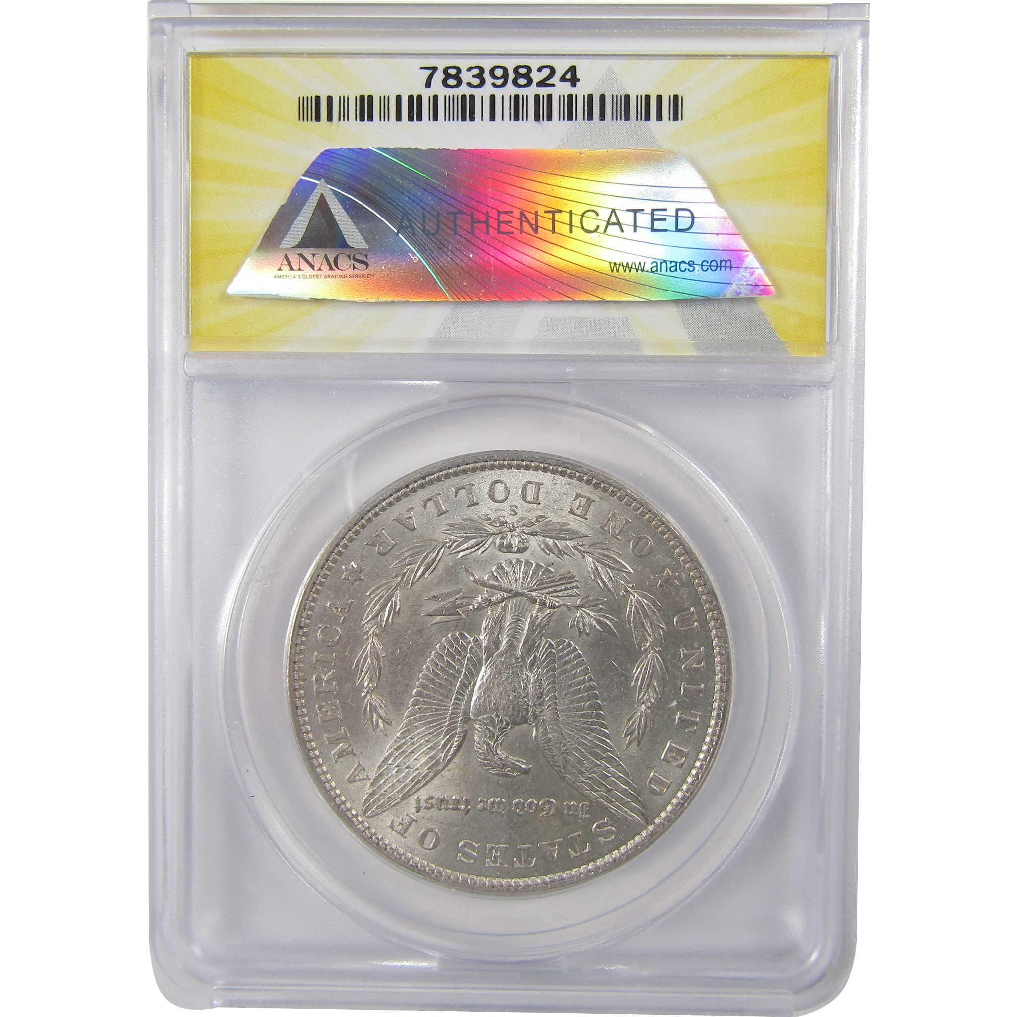 1900 S Morgan Silver Dollar AU 55 ANACS $1 Coin SKU:I25669 - Morgan coin - Morgan silver dollar - Morgan silver dollar for sale - Profile Coins & Collectibles