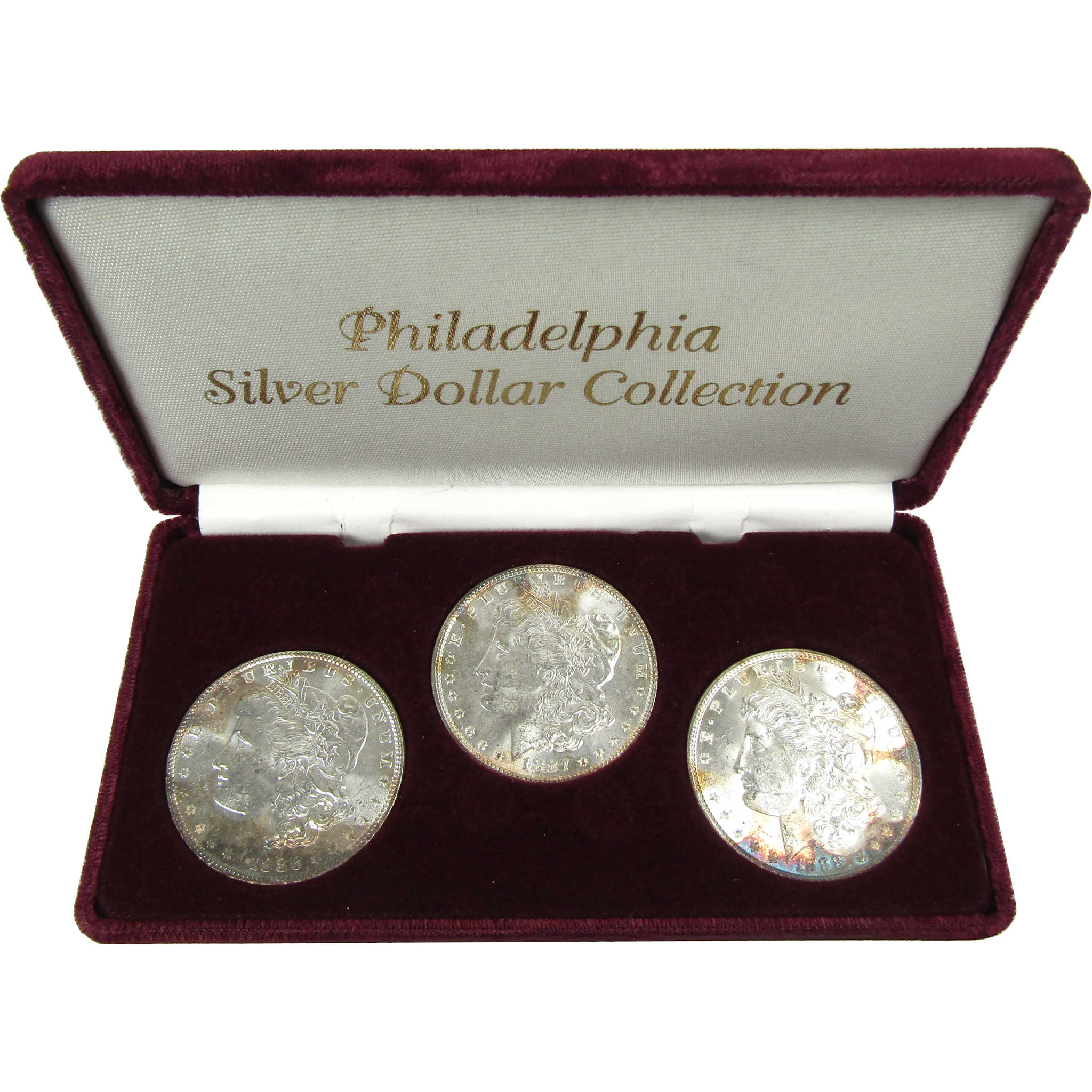 1886-1888 Philadelphia Morgan Silver Dollar Set Uncirculated SKU:CP750