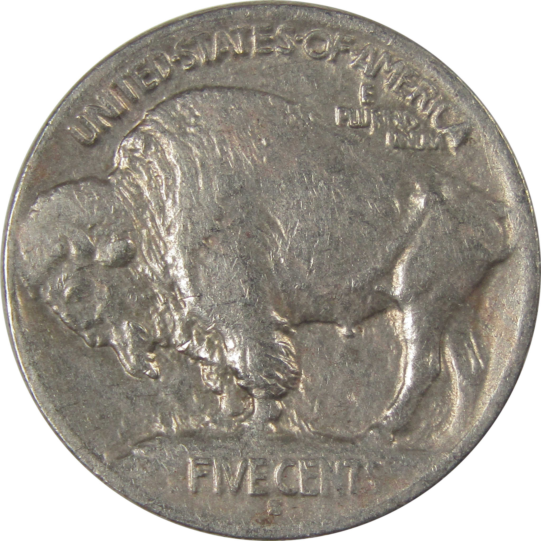 1913 S Type 1 Buffalo Nickel VF Very Fine Details 5c Coin SKU:I22878