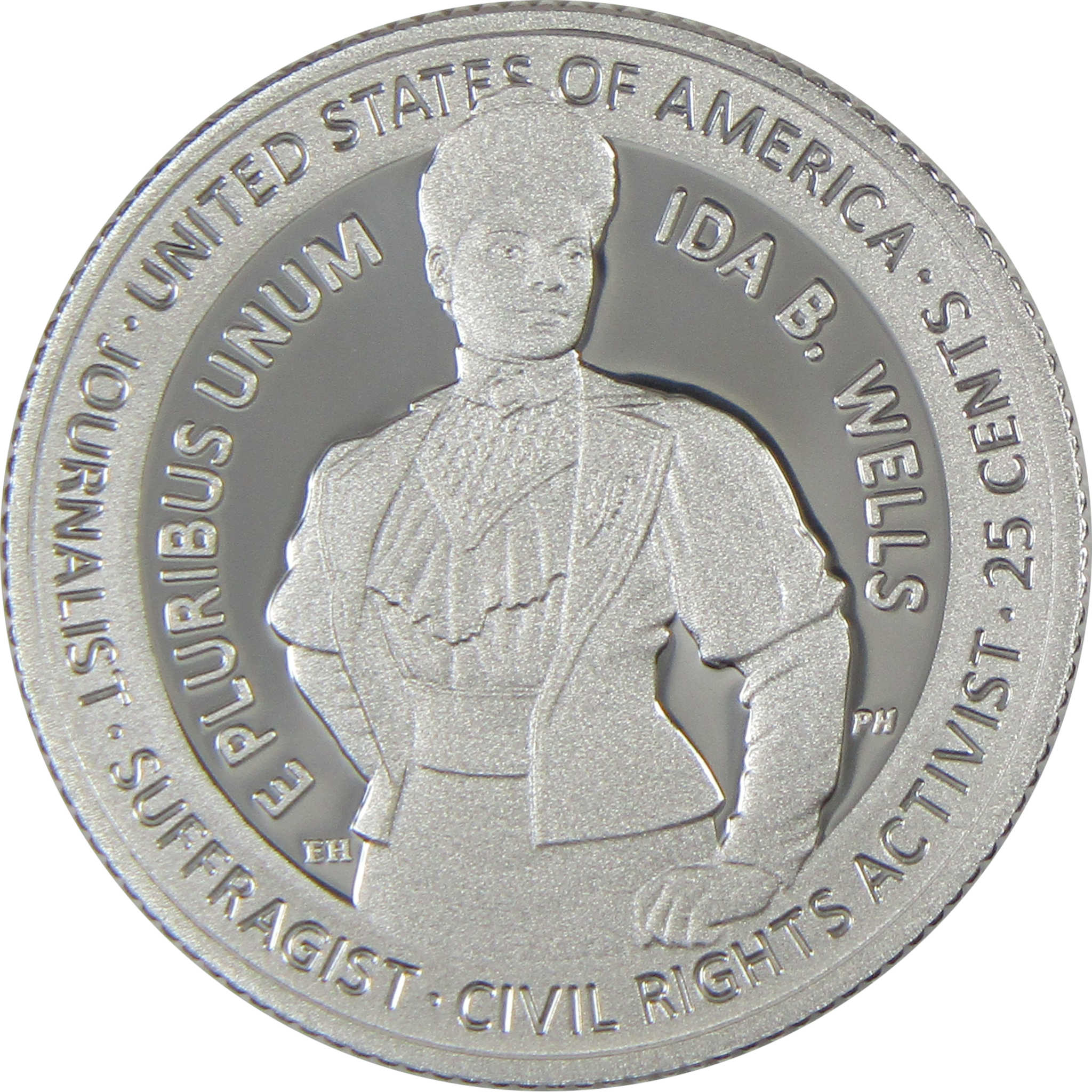 2025 S Ida B. Wells American Women Quarter .999 Silver Proof 25c Coin