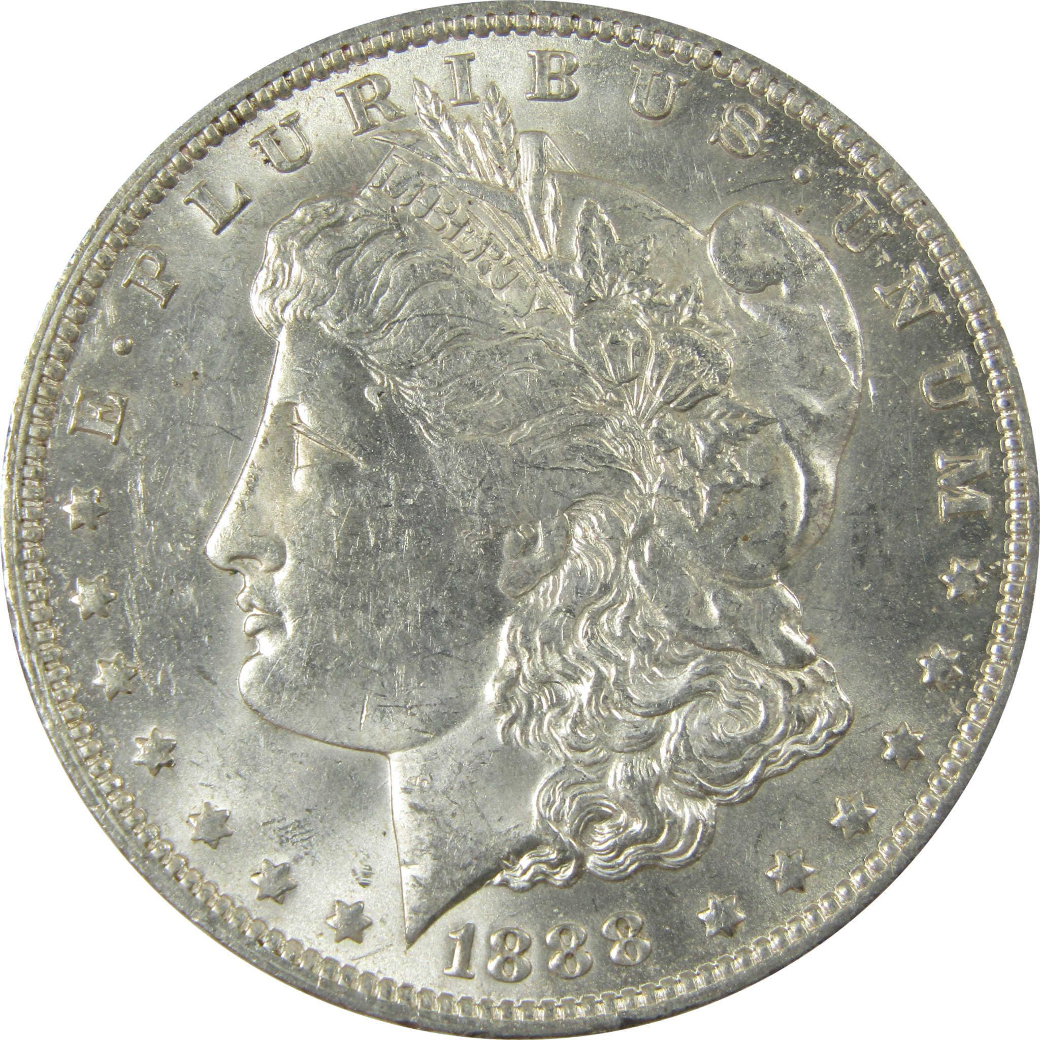 1888 O Morgan Silver Dollar Uncirculated Mint State $1 Coin SKU:I25891 - Morgan coin - Morgan silver dollar - Morgan silver dollar for sale - Profile Coins & Collectibles