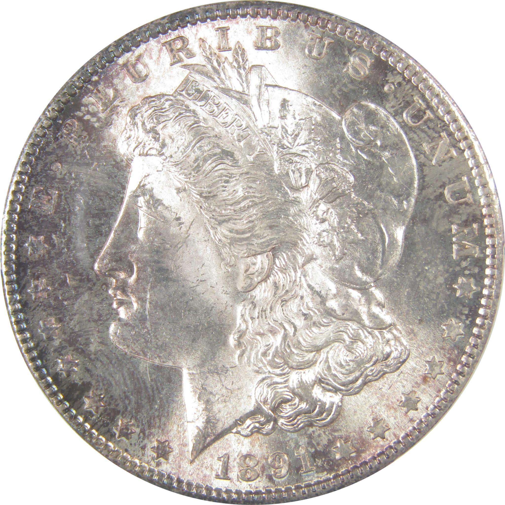 1891 S Morgan Dollar MS 64 PCGS Silver Uncirculated $1 Coin SKU:I23798 - Morgan coin - Morgan silver dollar - Morgan silver dollar for sale - Profile Coins & Collectibles