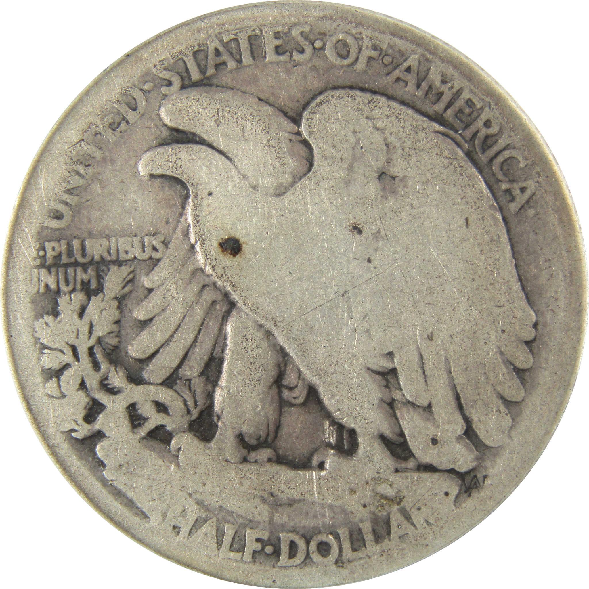 1916 D Liberty Walking Silver Half Dollar FR 2 ANACS SKU:CP814