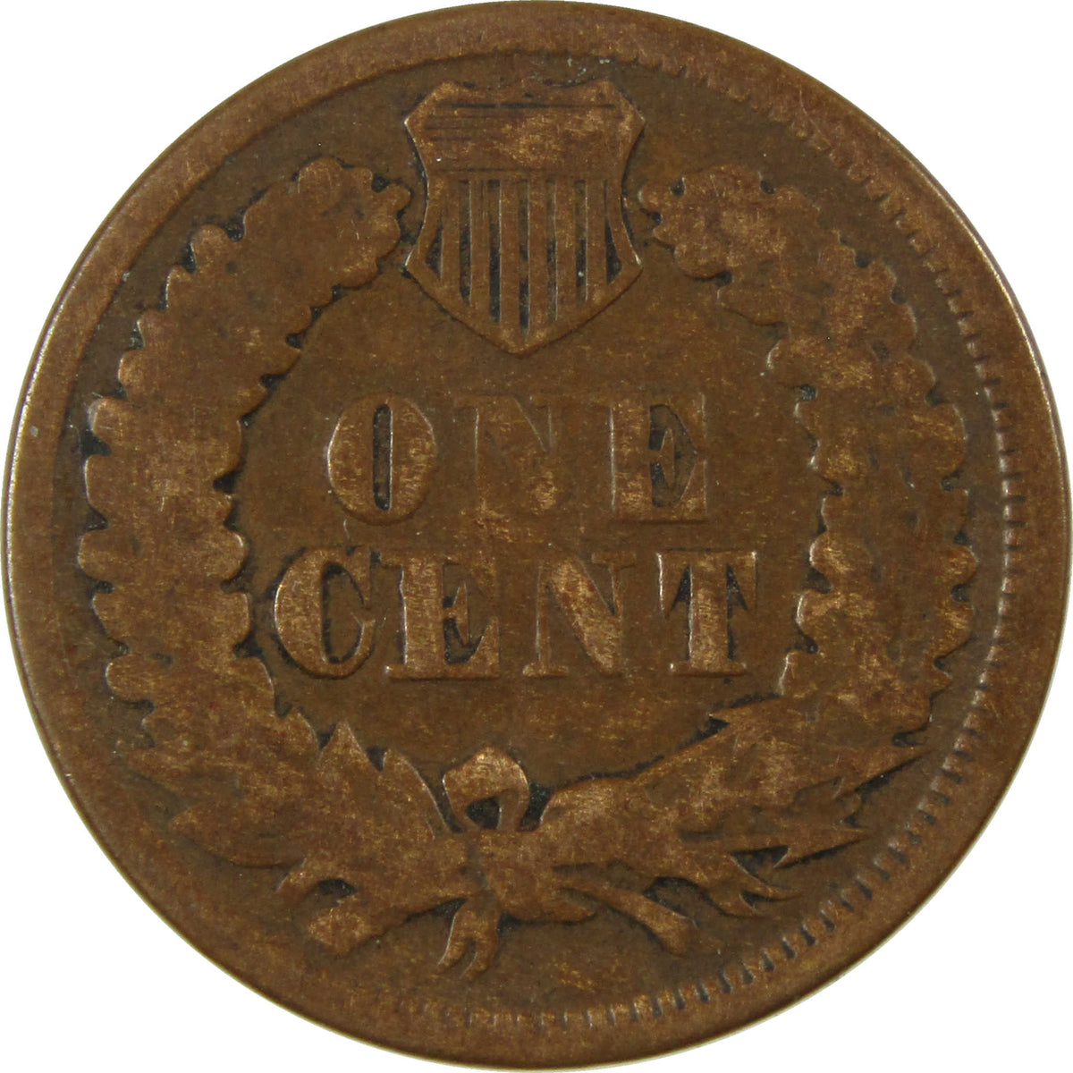 1865 Indian Head Cent G Good Penny 1c Coin Collectible SKU:I28627