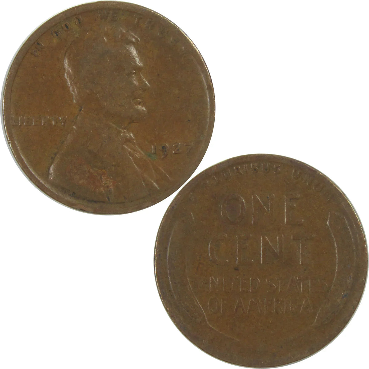 1927 Lincoln Wheat Cent VG Very Good Penny 1c Coin Collectible