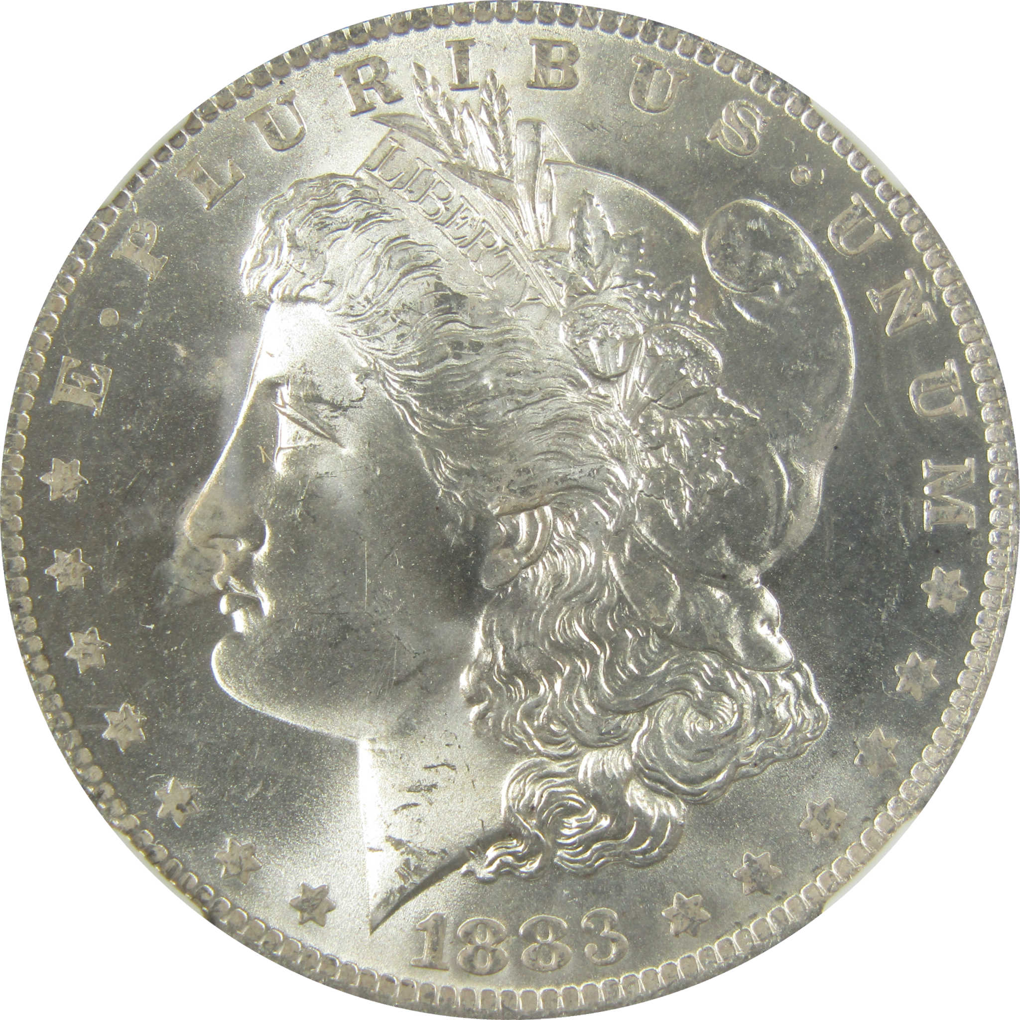 1883 O Morgan Silver Dollar MS 64 NGC Uncirculated $1 Coin SKU:I27898