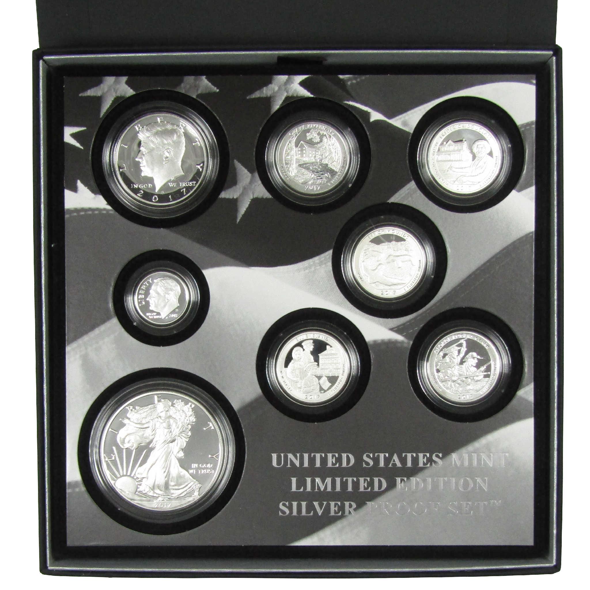 2017 U.S. Mint Limited Edition Silver Proof Set OGP COA SKU:CPC2789