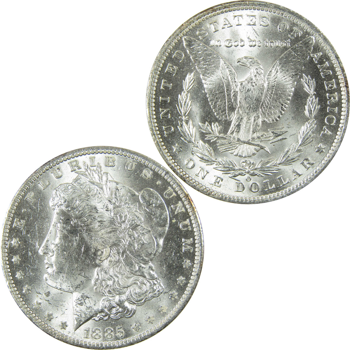 1885 O Morgan Silver Dollar Uncirculated Mint State $1 Coin SKU:CP1682