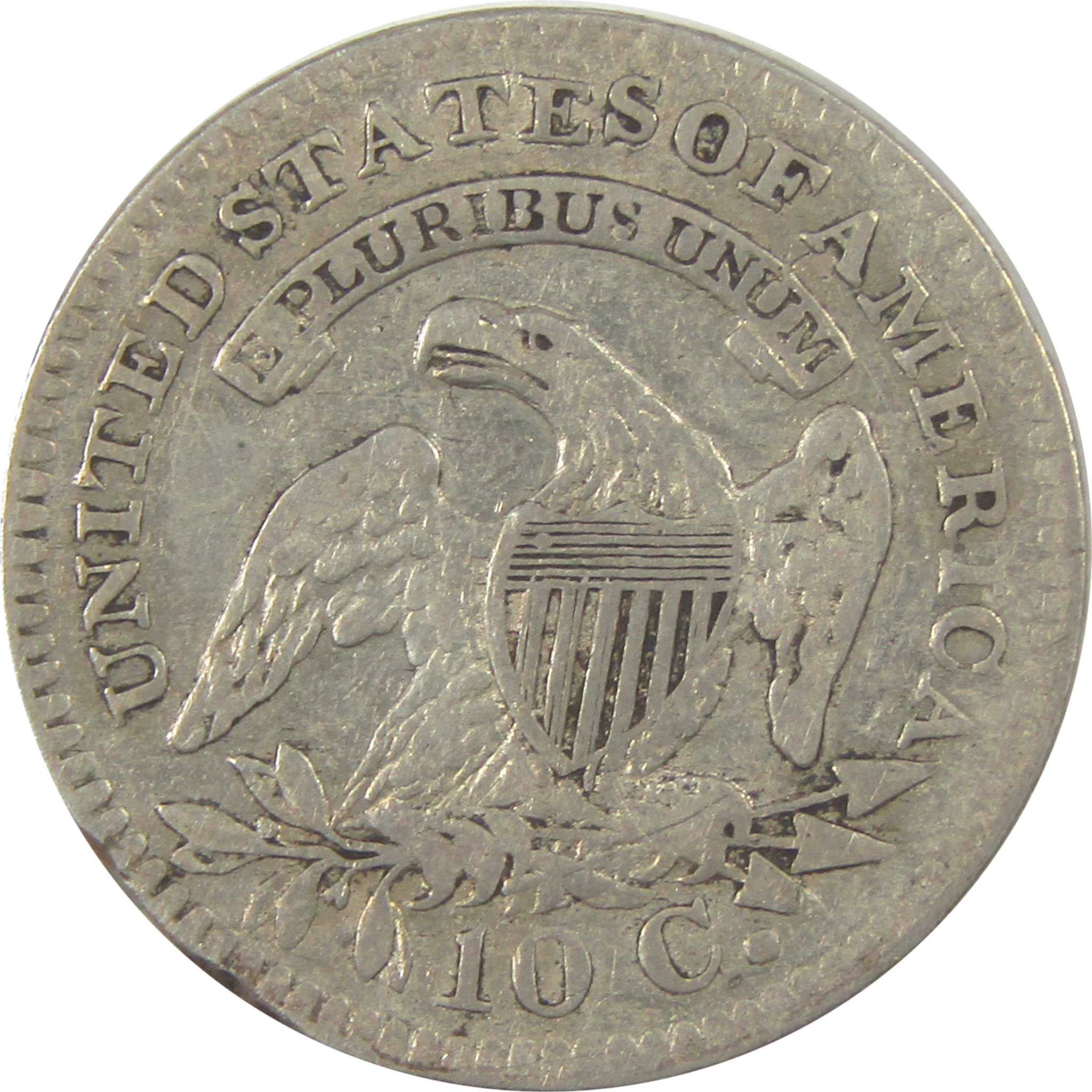 1821 Large Date Capped Bust Dime VF Very Fine Silver SKU:I20985